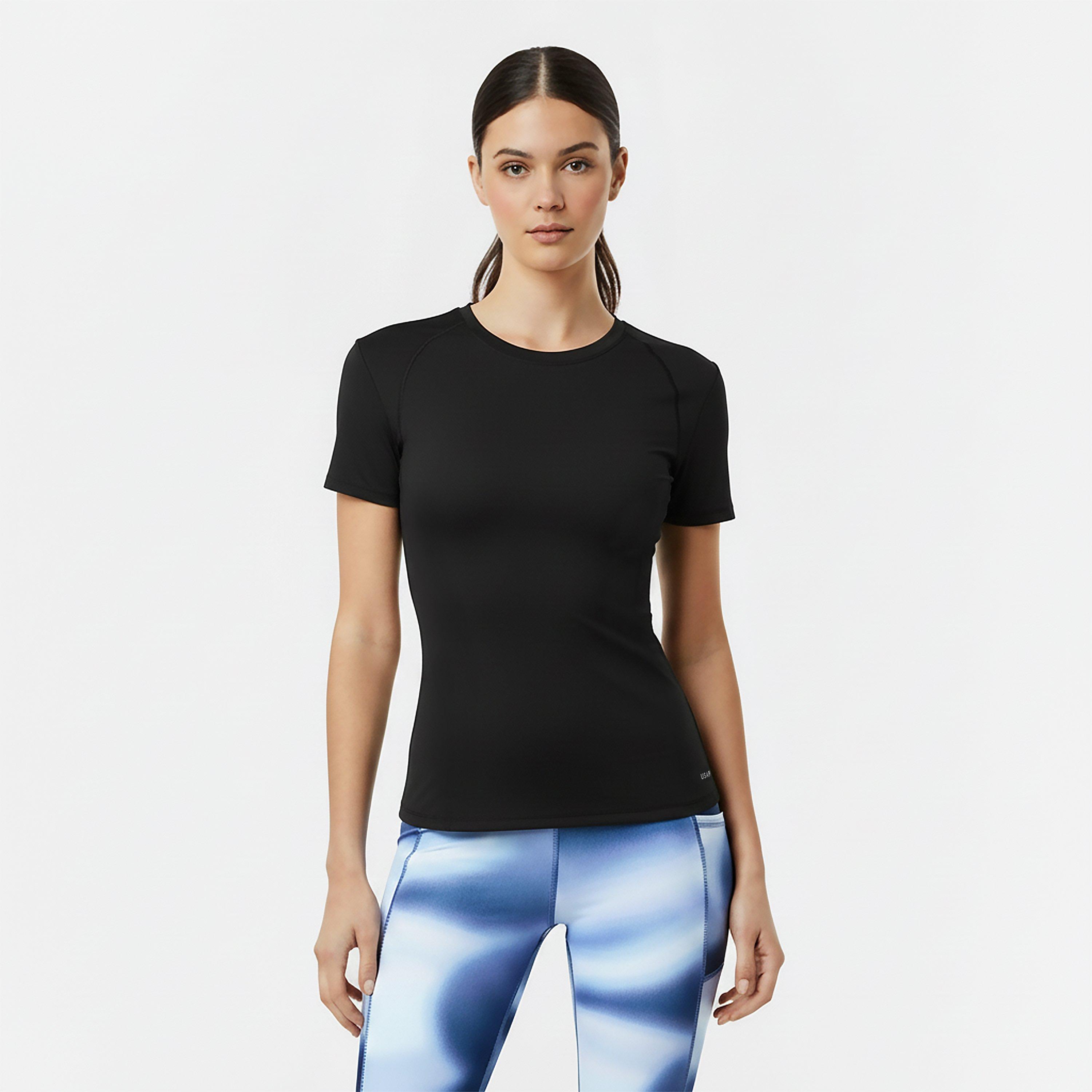 Black - USA Pro - Women's Slim Fit T-Shirt - 3