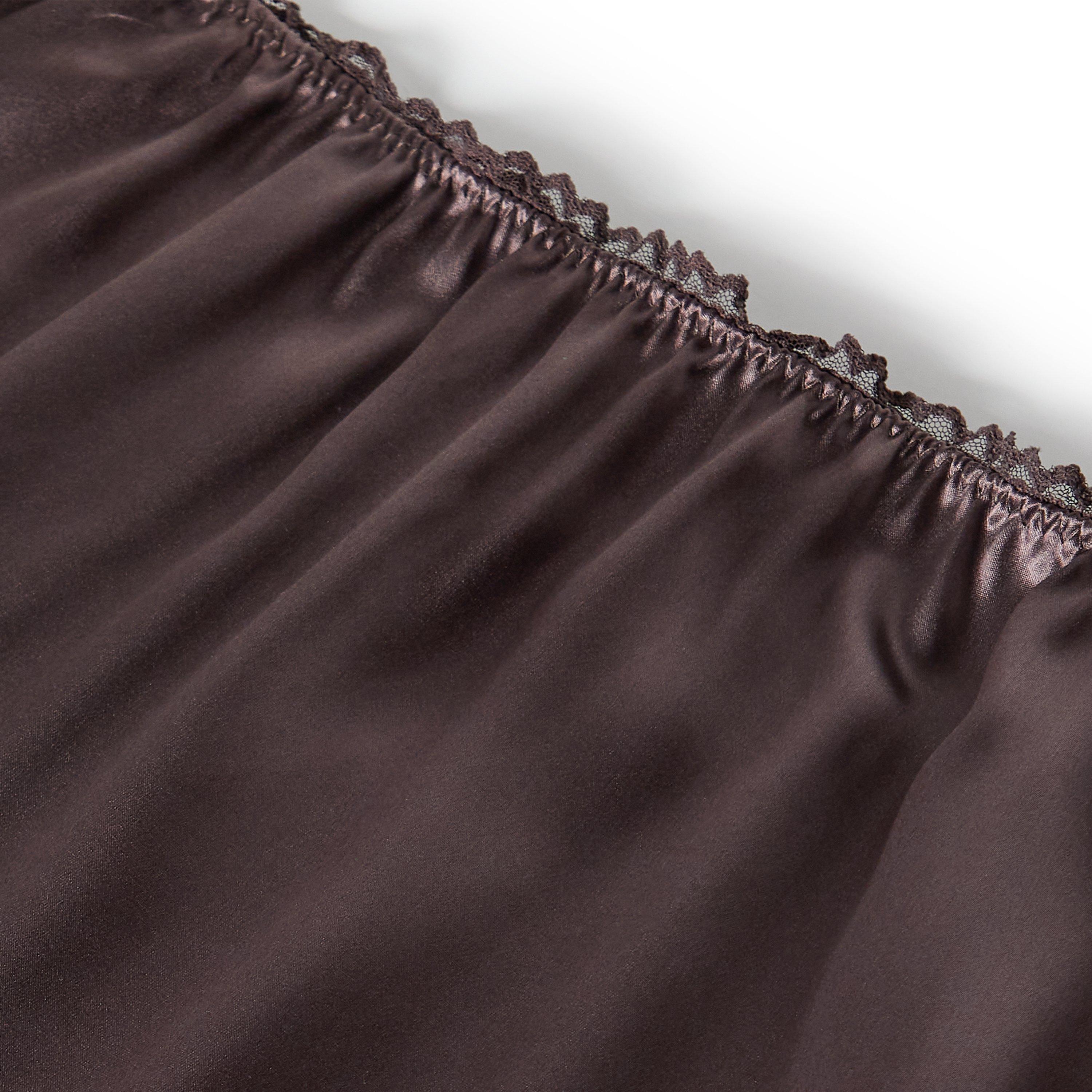 Brown - Magda Butrym - Women's Slip Skirt - 3