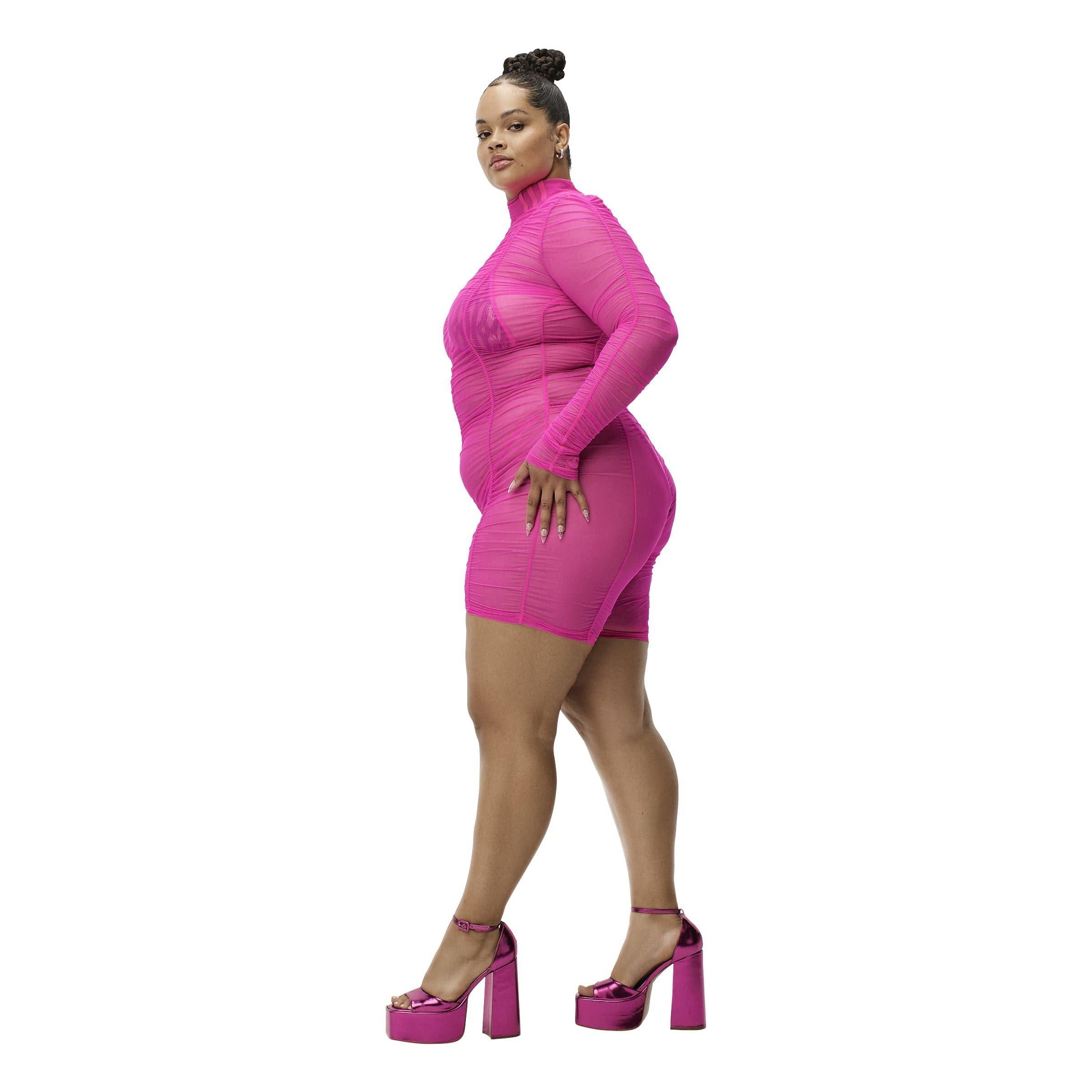 Pink - adidas Originals - Mesh Jumpsuit - 5