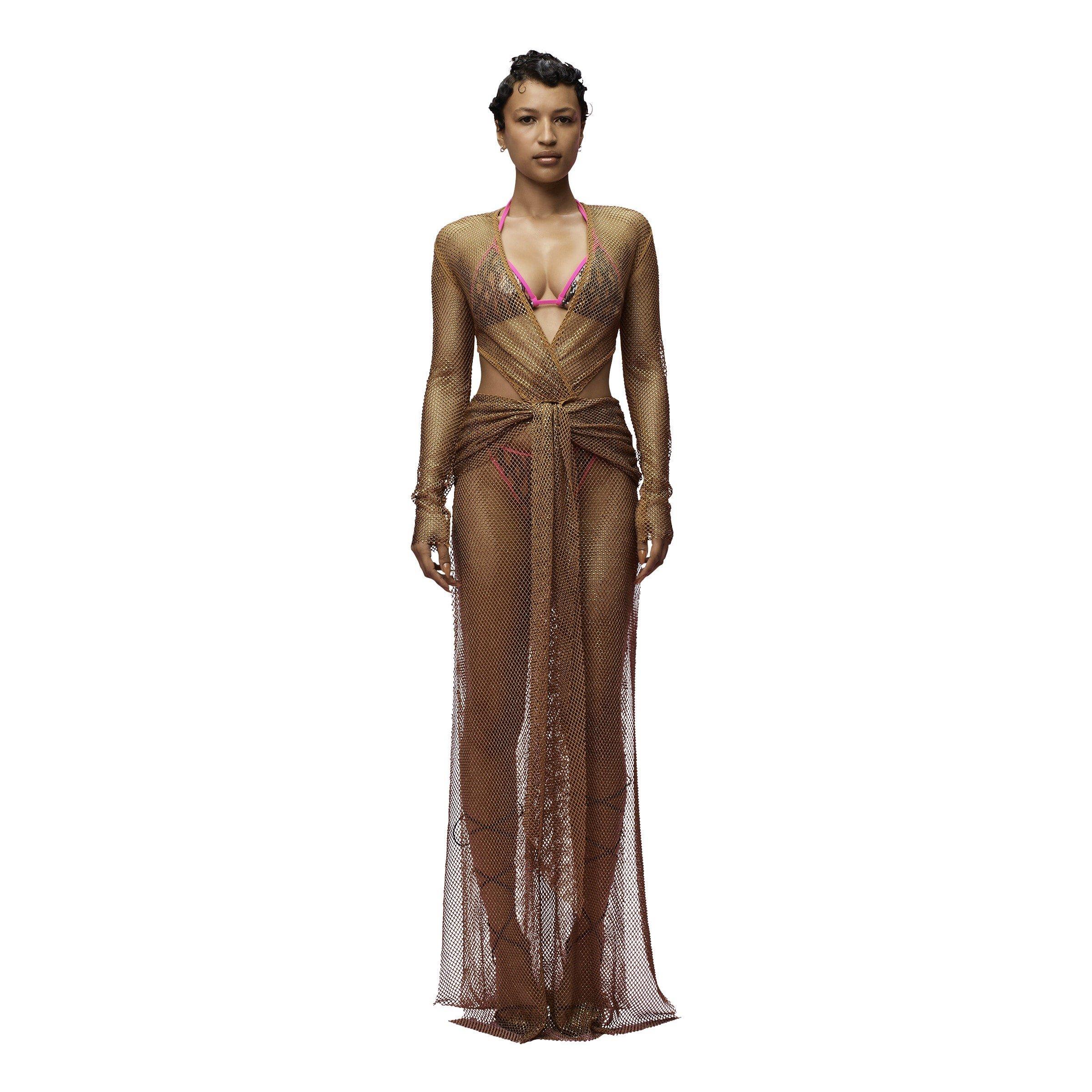 Brown - adidas Originals - Maxi Dress - 3
