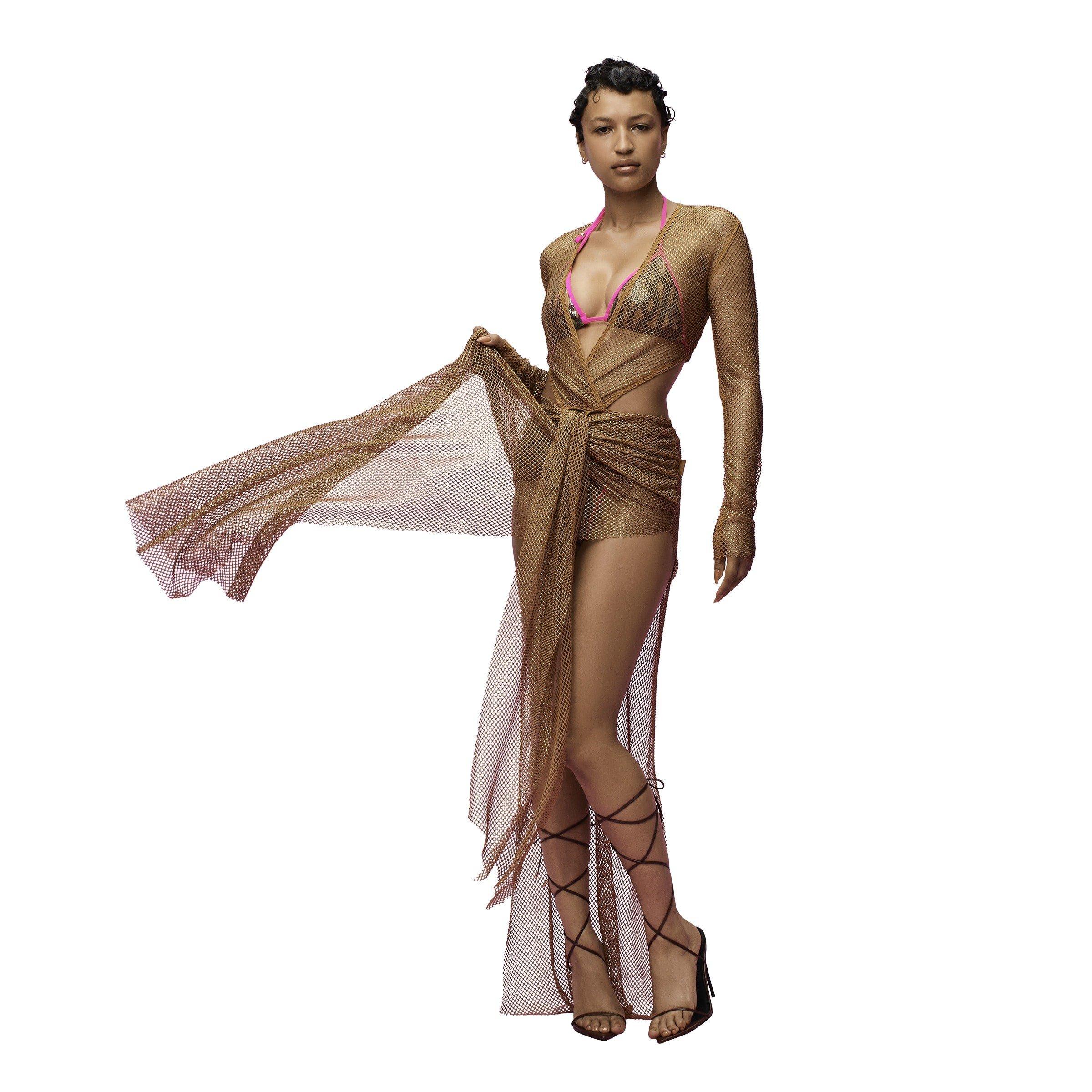 Brown - adidas Originals - Maxi Dress - 8