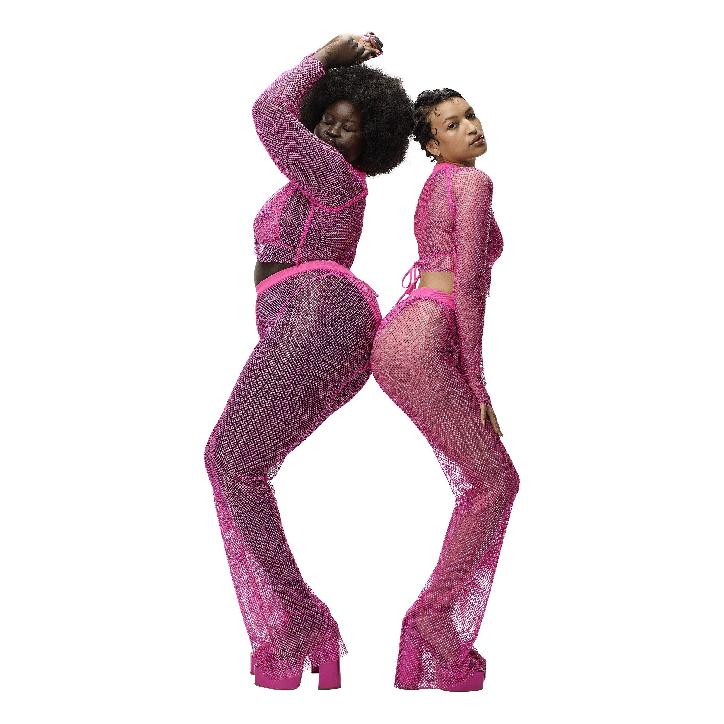 Lyserød - adidas - x Ivy Park Crystal Mesh Cover-Up Trousers Womens - 6