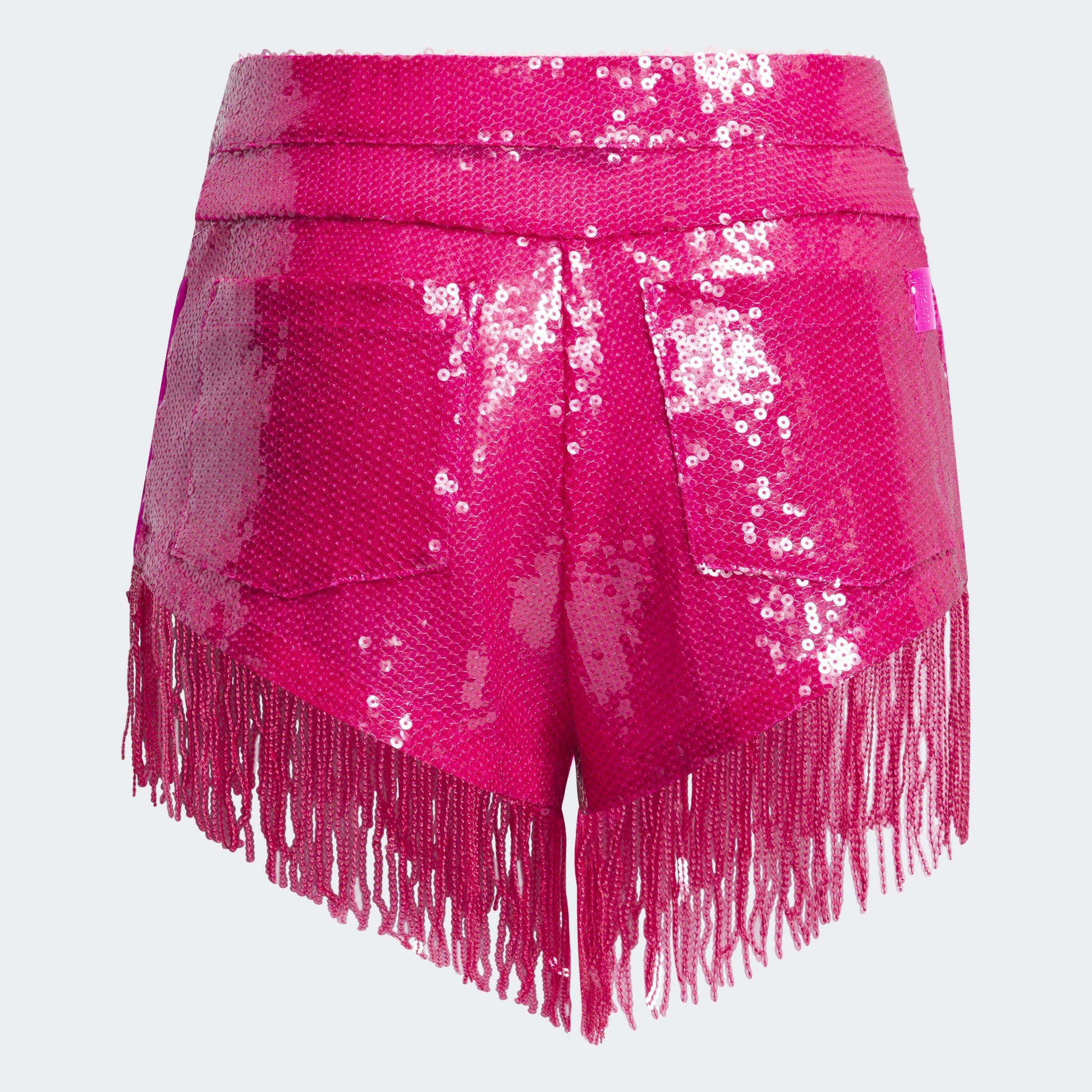 Pink - adidas Originals - adidas Ivy Park Sequin Shorts Womens - 2
