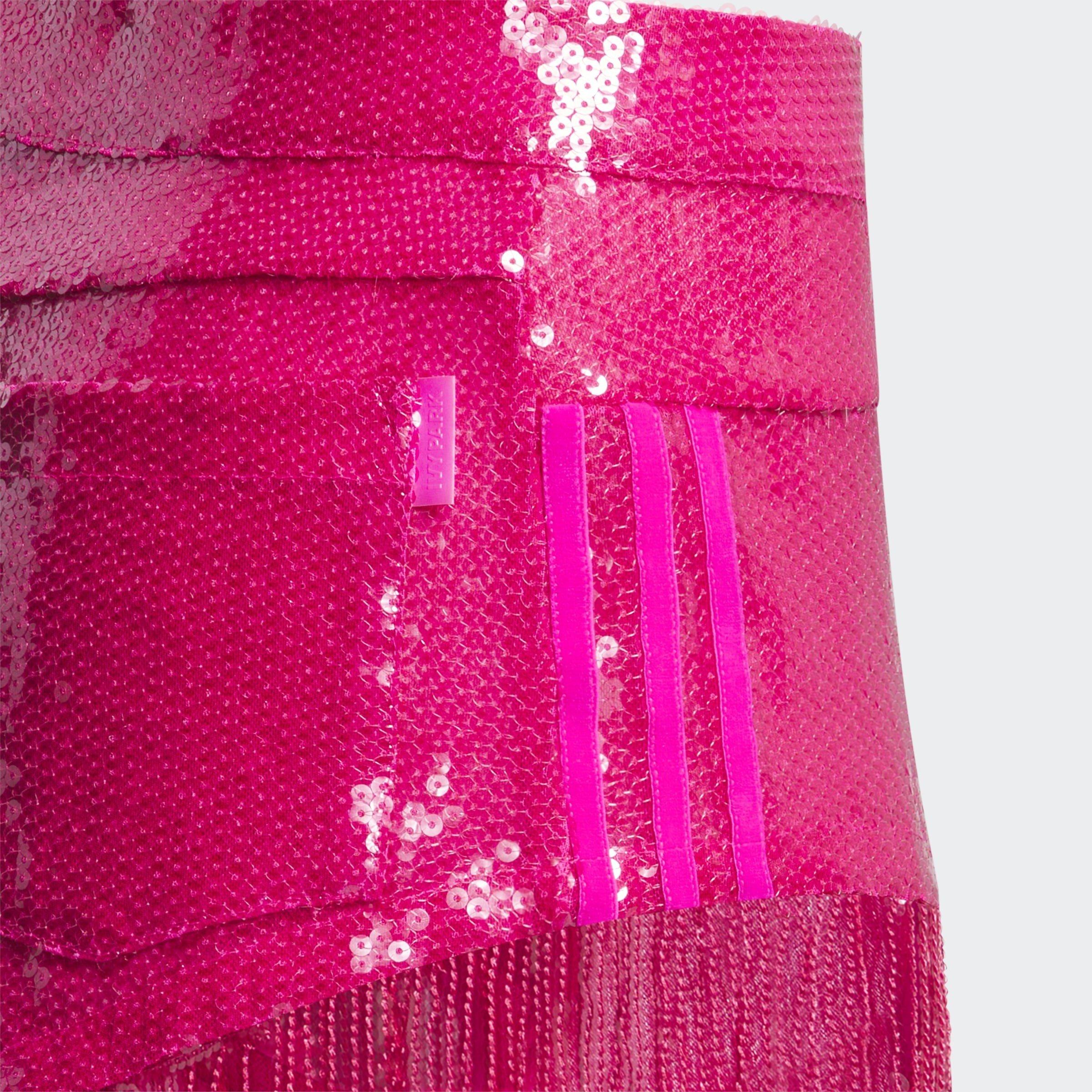 Pink - adidas Originals - adidas Ivy Park Sequin Shorts Womens - 6