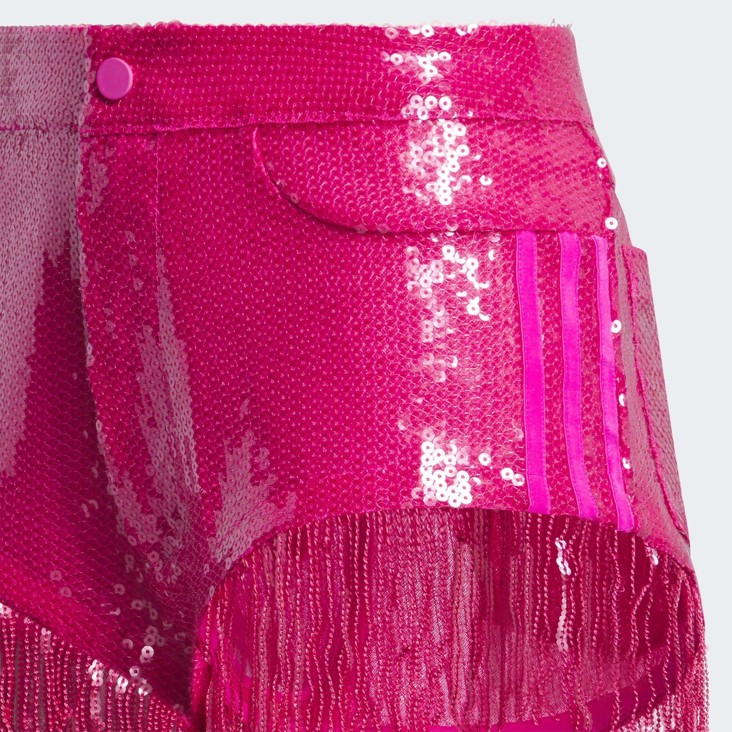 Pink - adidas Originals - adidas Ivy Park Sequin Shorts Womens - 7