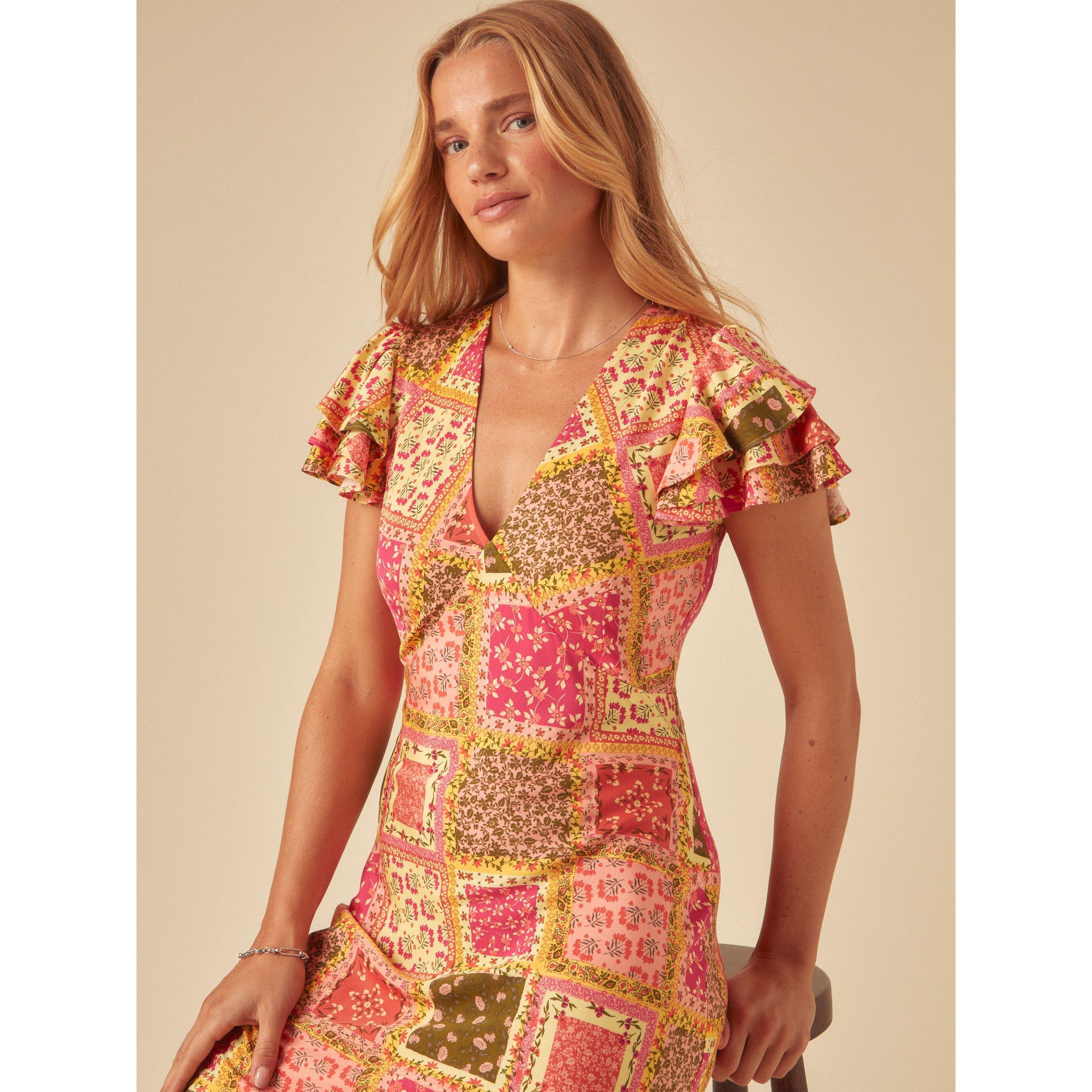 Multi - Nobodys Child - Women's Layla Tea Dress - 2