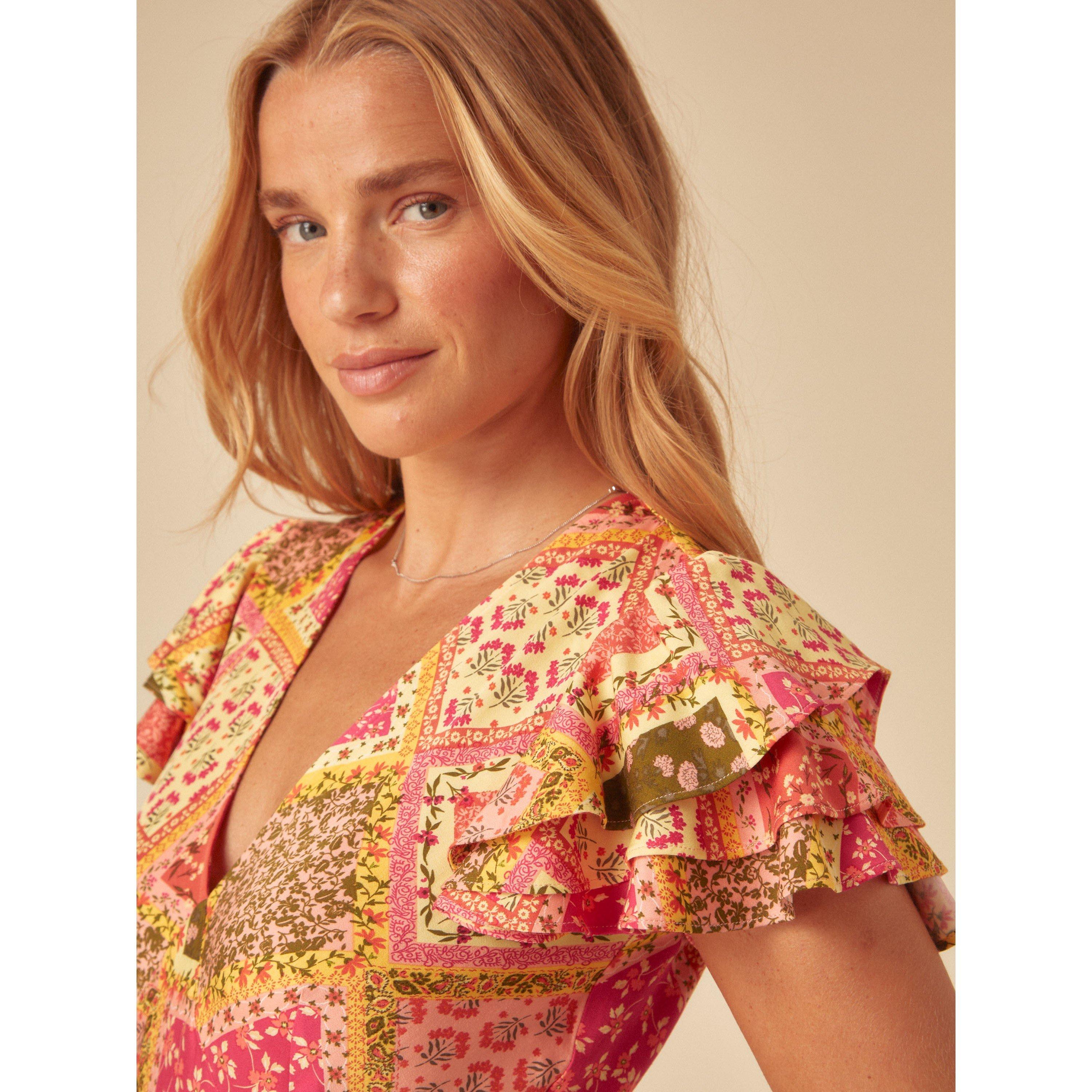 Multi - Nobodys Child - Women's Layla Tea Dress - 3