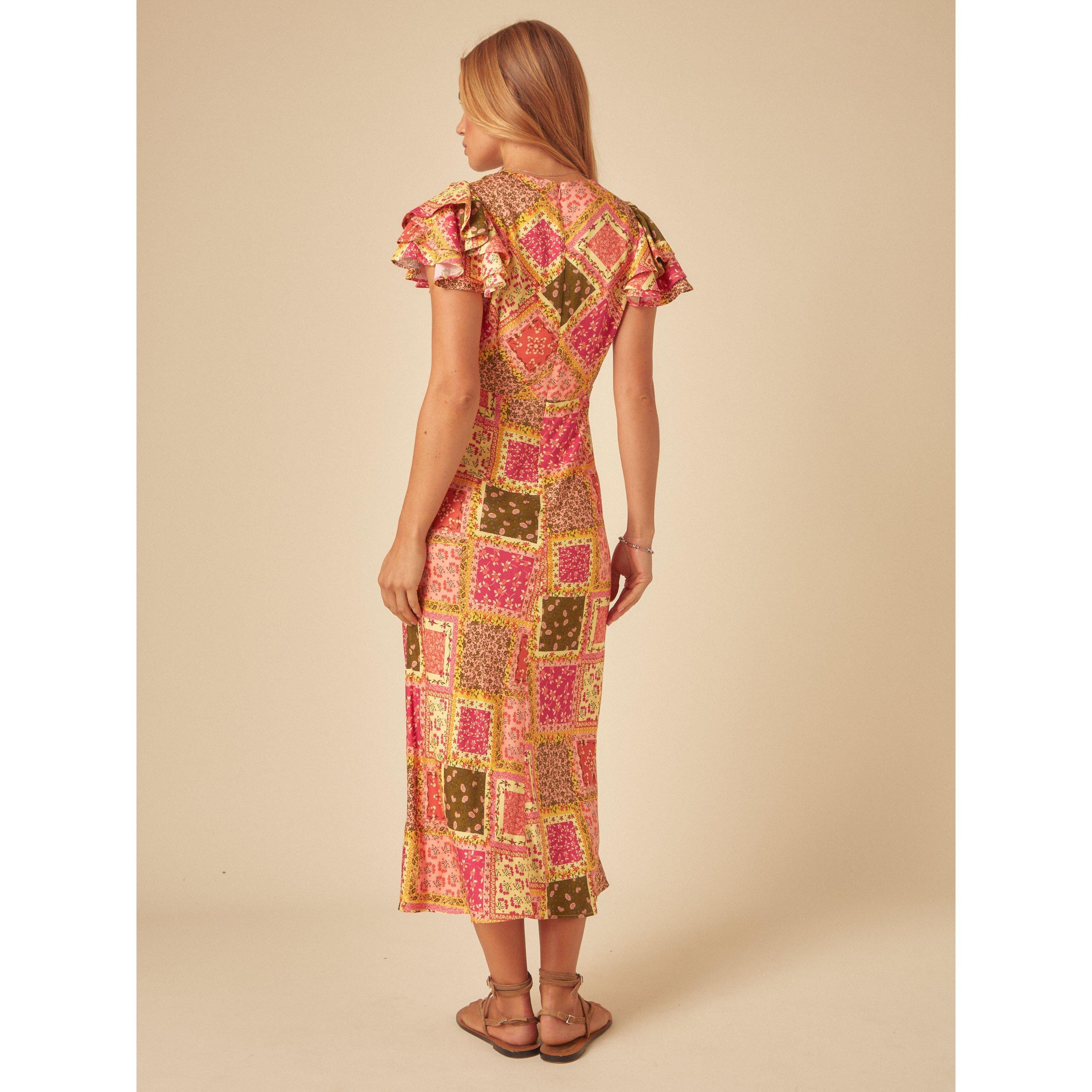 Multi - Nobodys Child - Women's Layla Tea Dress - 4