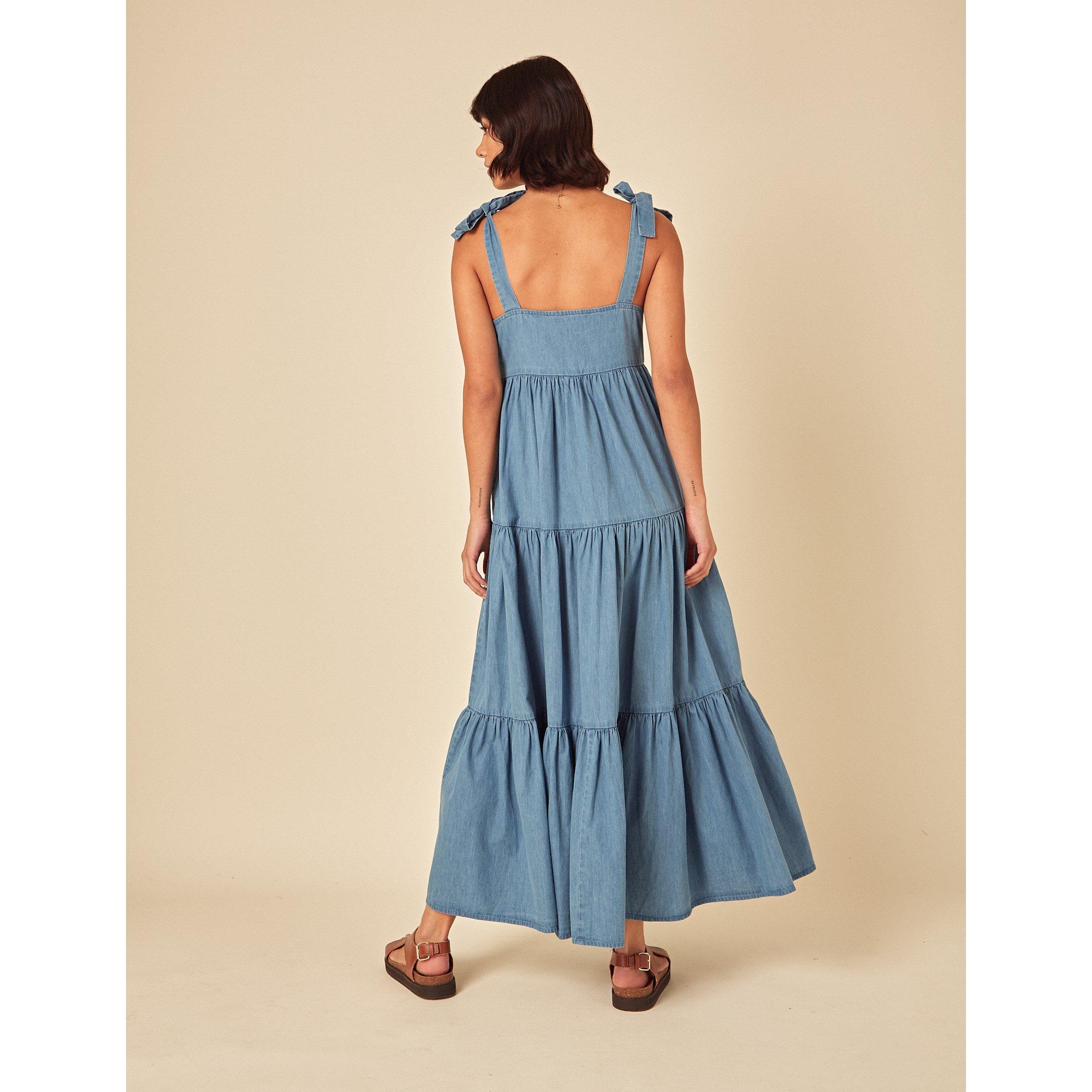 Blue - Nobodys Child - Women's Iris A-Line Dress - 4