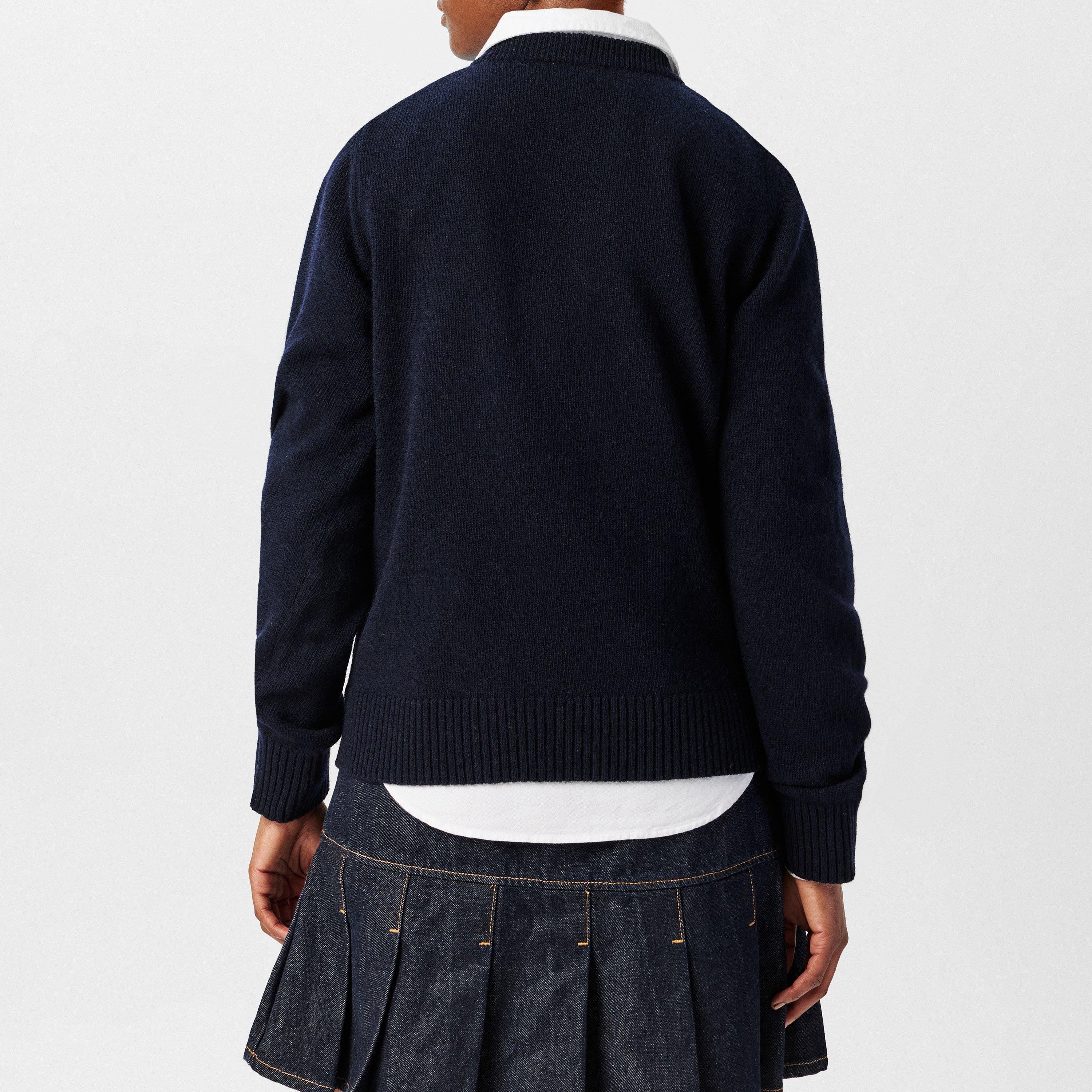 Sky Captain - Ganni - Baseball Crew Jumper - 4
