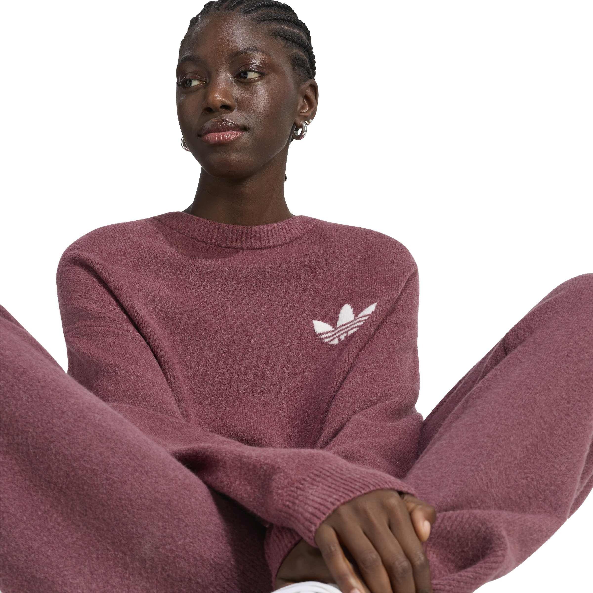 Burgundy - adidas Originals - Adi OG Knitted Sw Ld64 - 4
