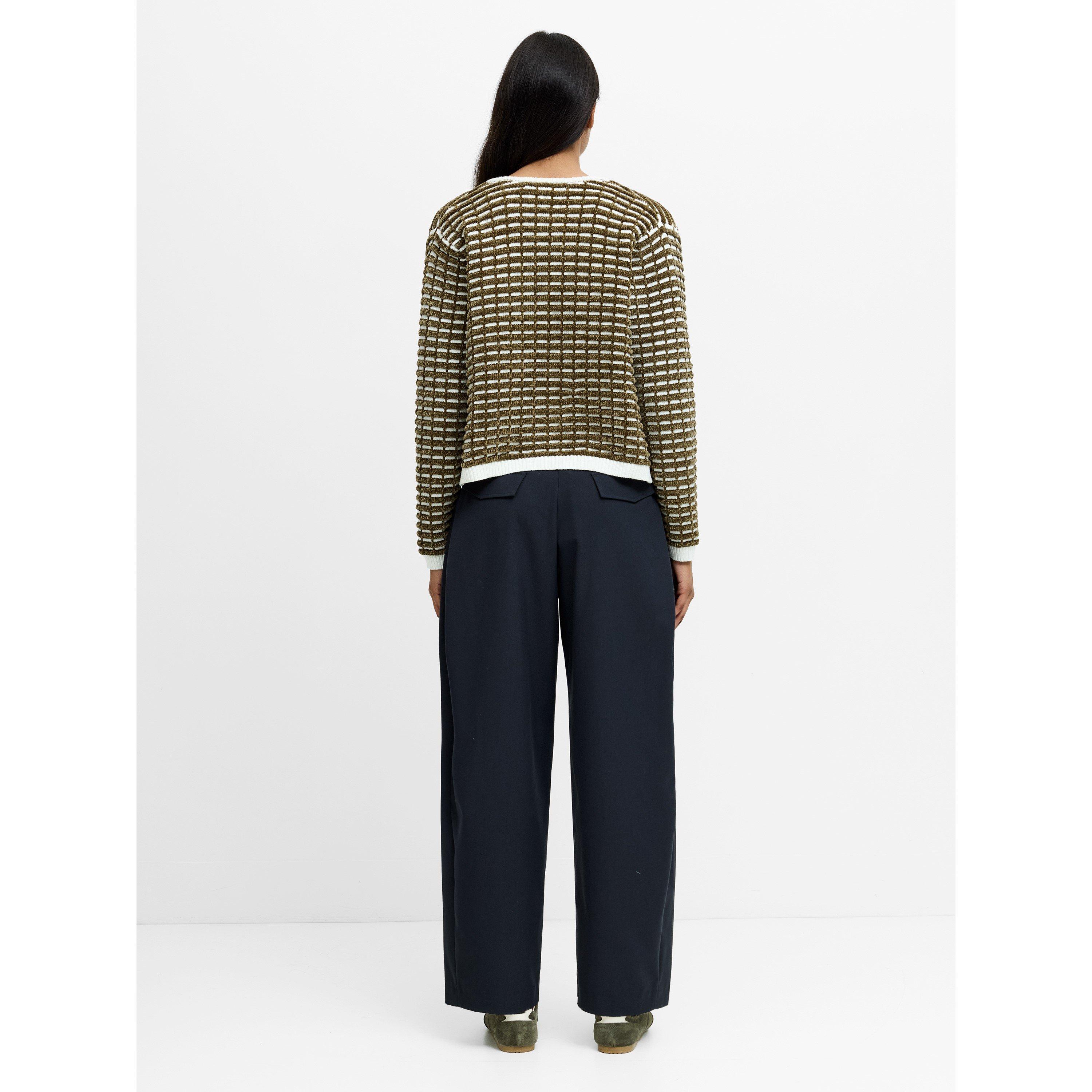 405-KHAKI/PORC - French Connection - Women's Noar Cardigan - 5