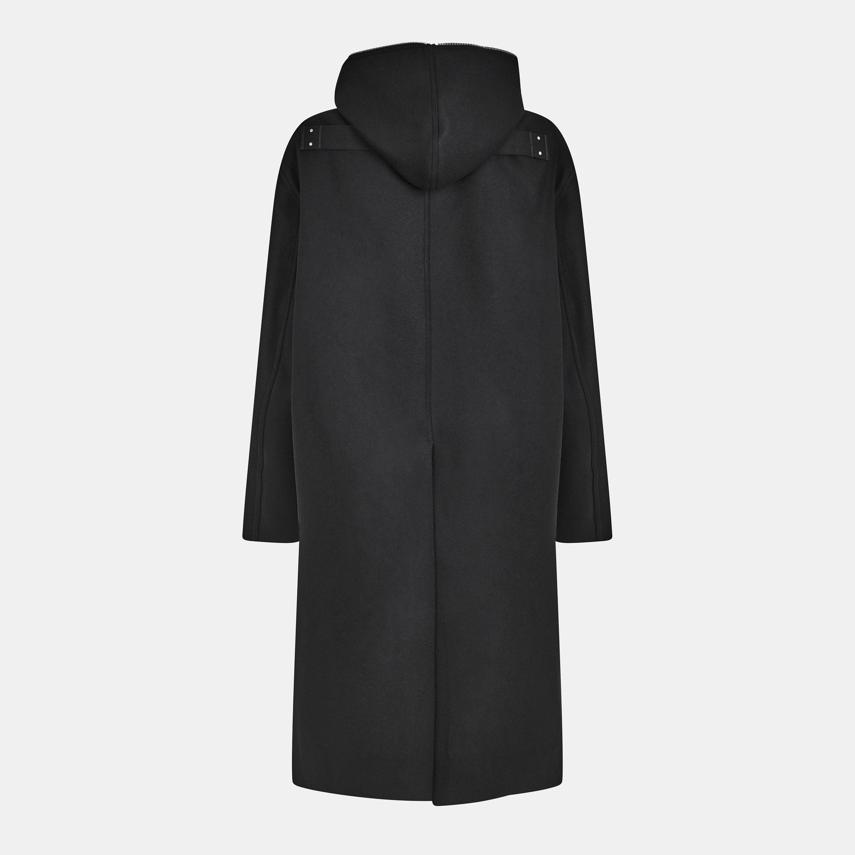Black 09 - Rick Owens - Men's Mac Structured Overcoat - 2
