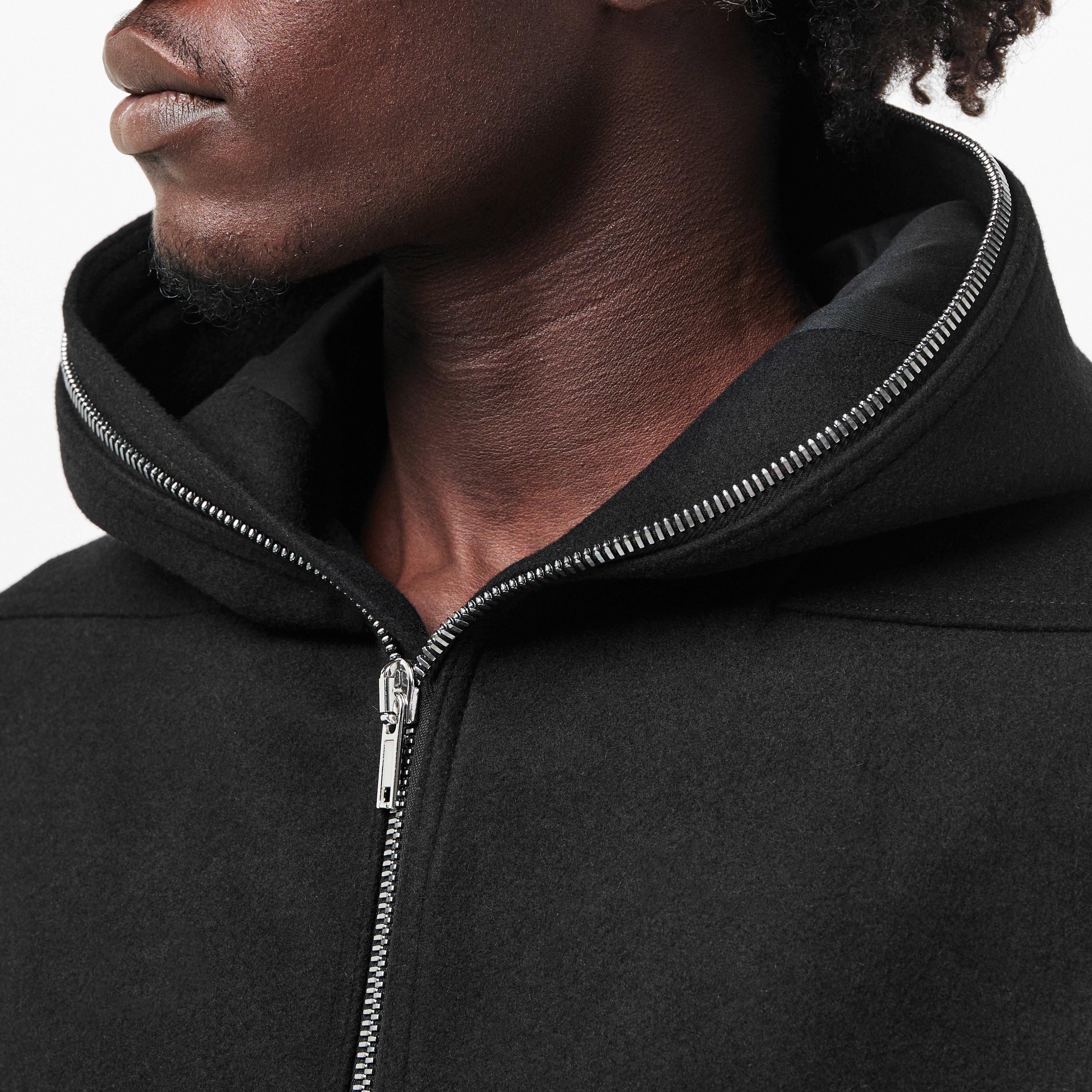 Black 09 - Rick Owens - Men's Mac Structured Overcoat - 5