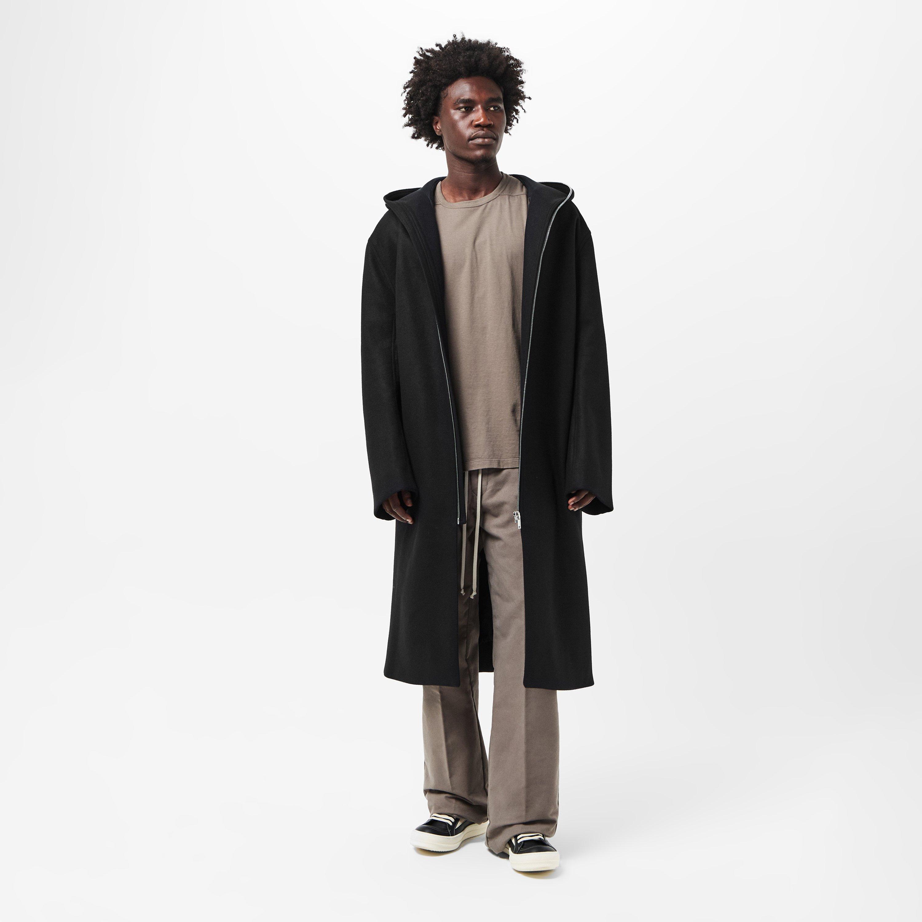 Black 09 - Rick Owens - Men's Mac Structured Overcoat - 6