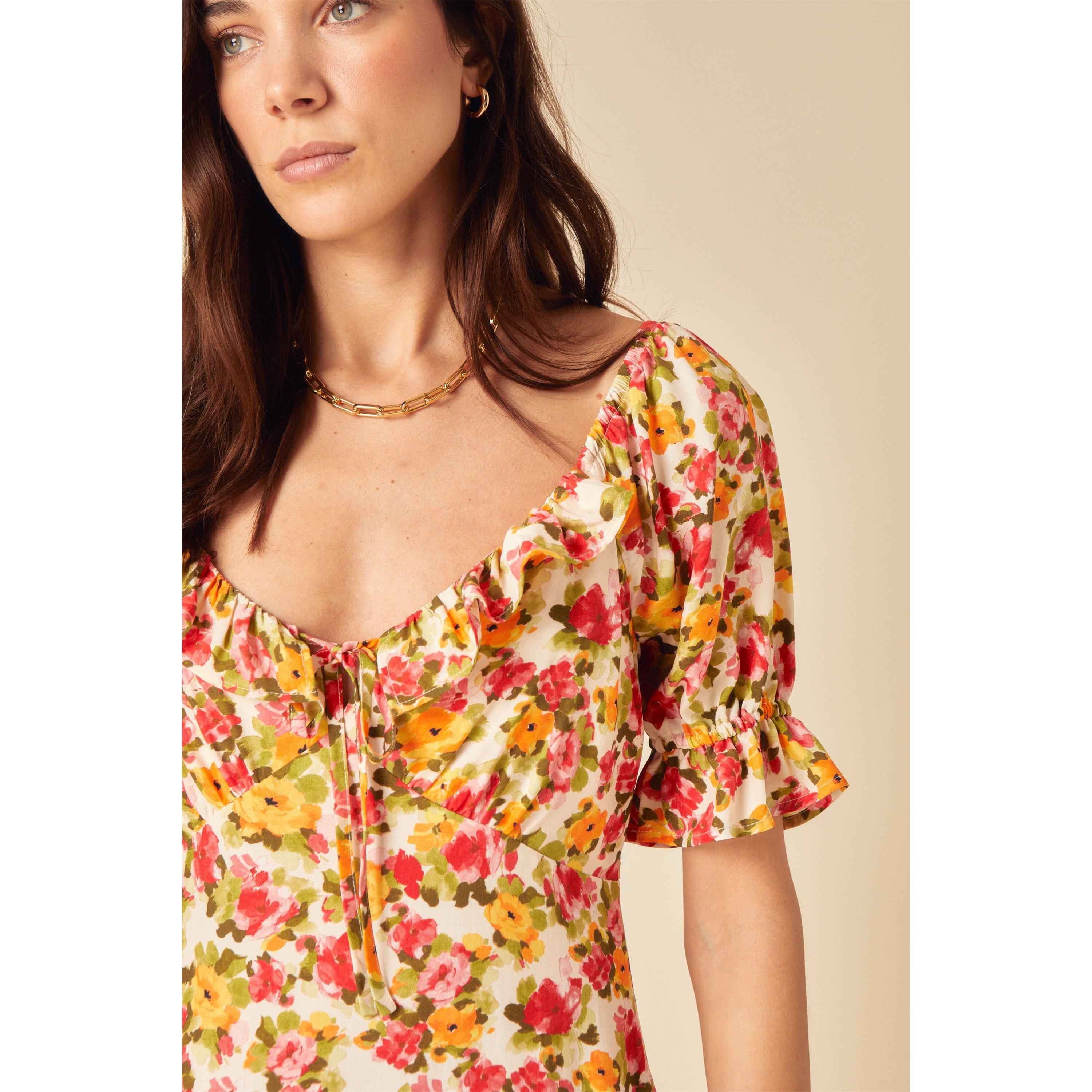 Multi - Nobodys Child - Women's Rye Milkmaid Dress - 3