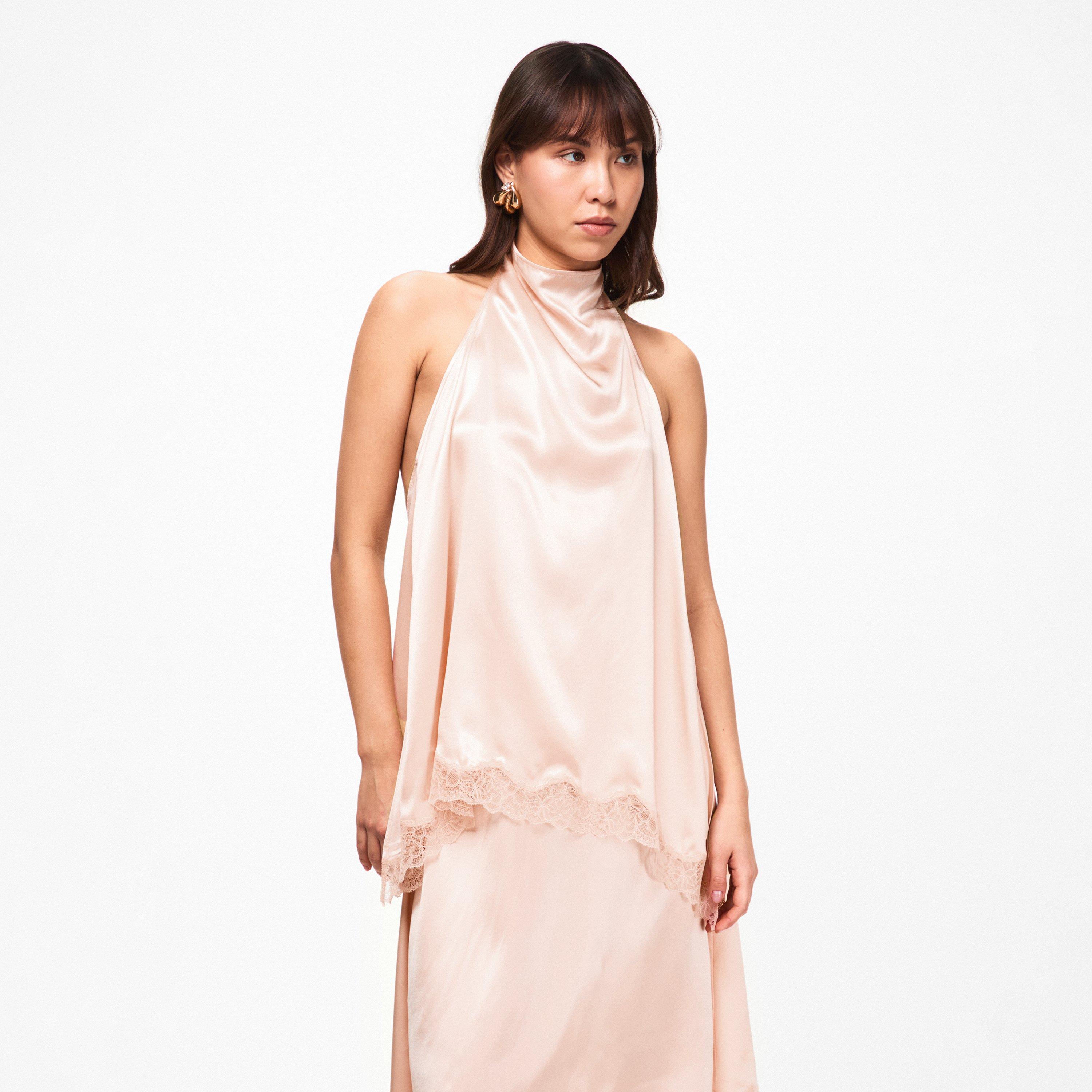 Orange - Magda Butrym - Womens Open-Black Blouse - 3