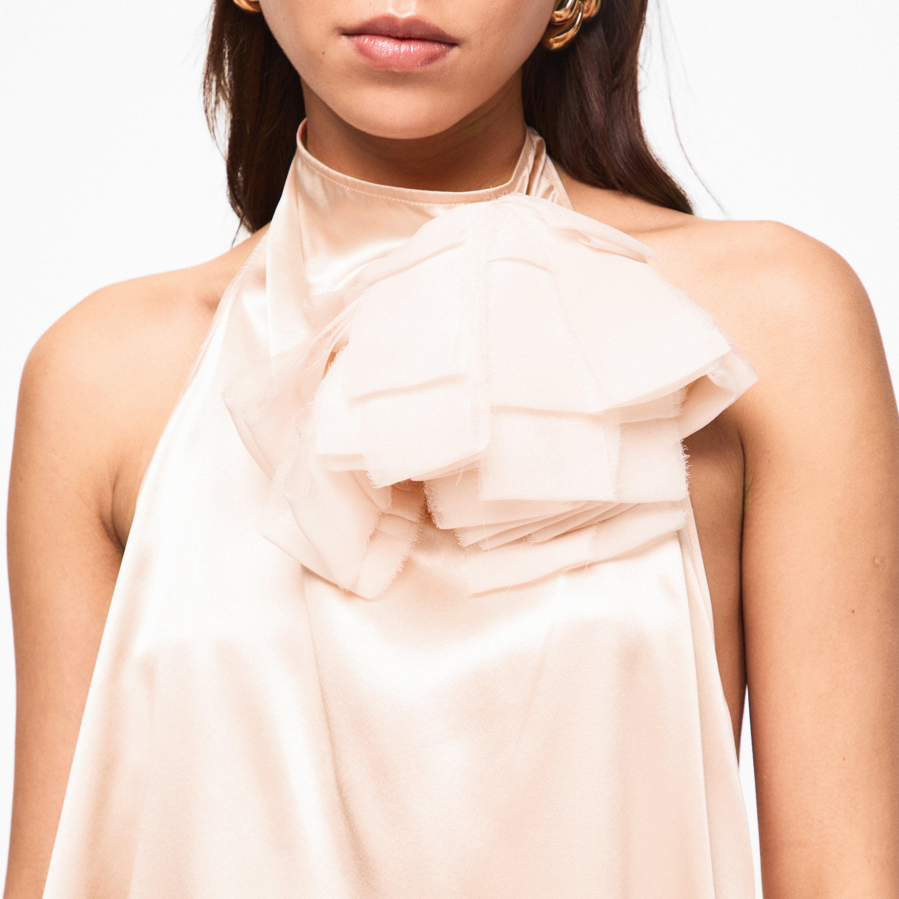 Orange - Magda Butrym - Womens Open-Black Blouse - 5