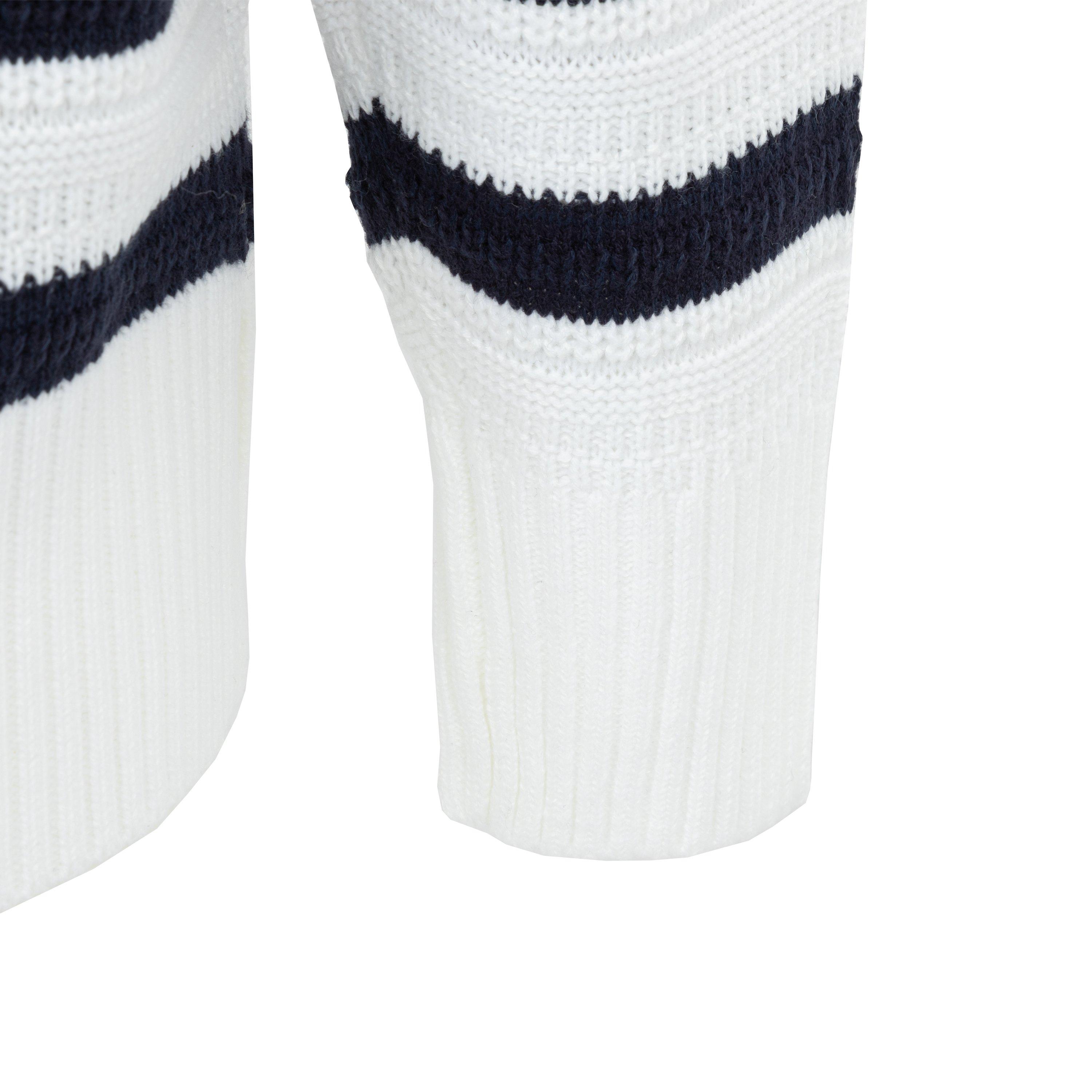 Schwarz/Weiß - Miso - Stripe Jumper Knitwear Women - 4