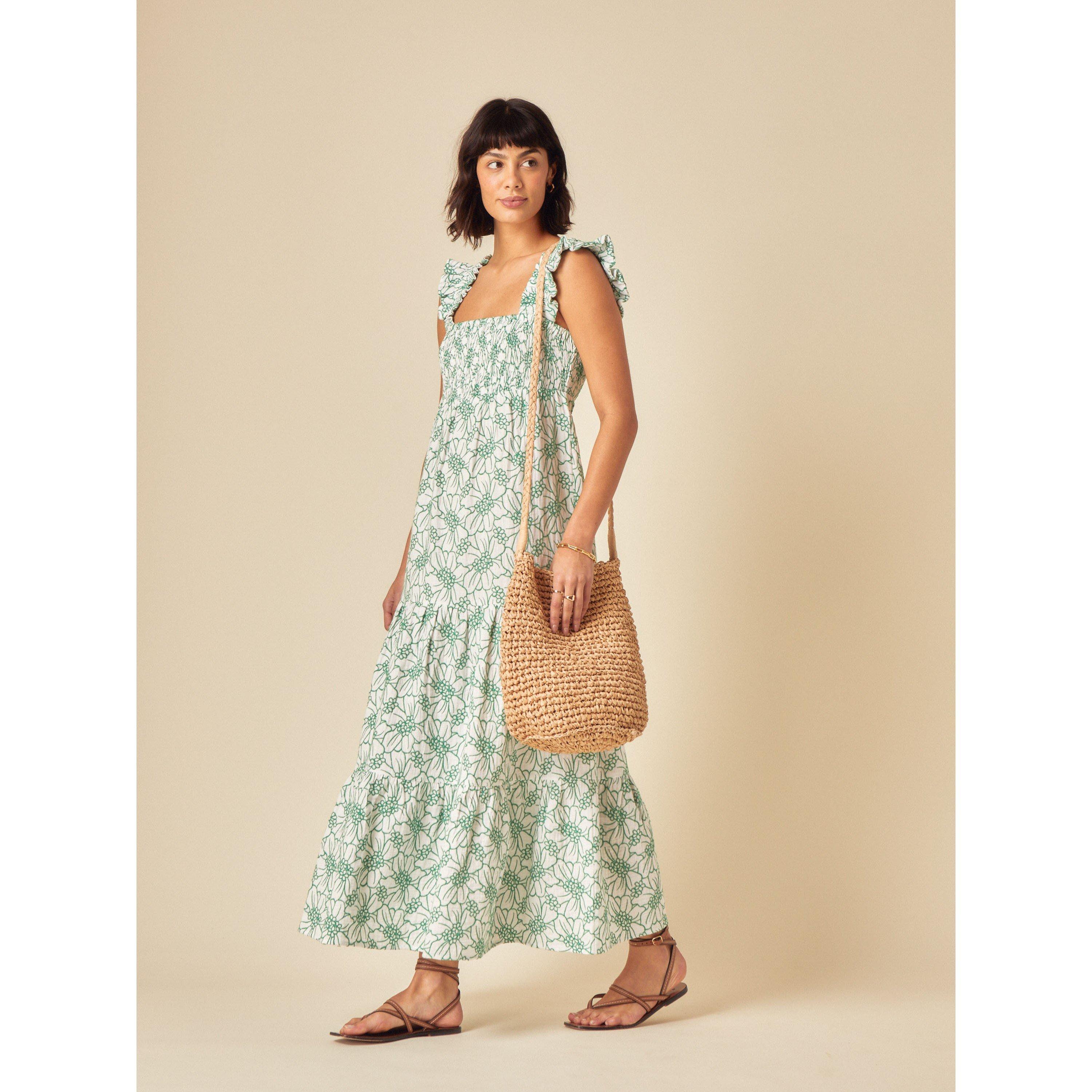 Green - Nobodys Child - Women's Maya A-Line Dress - 1