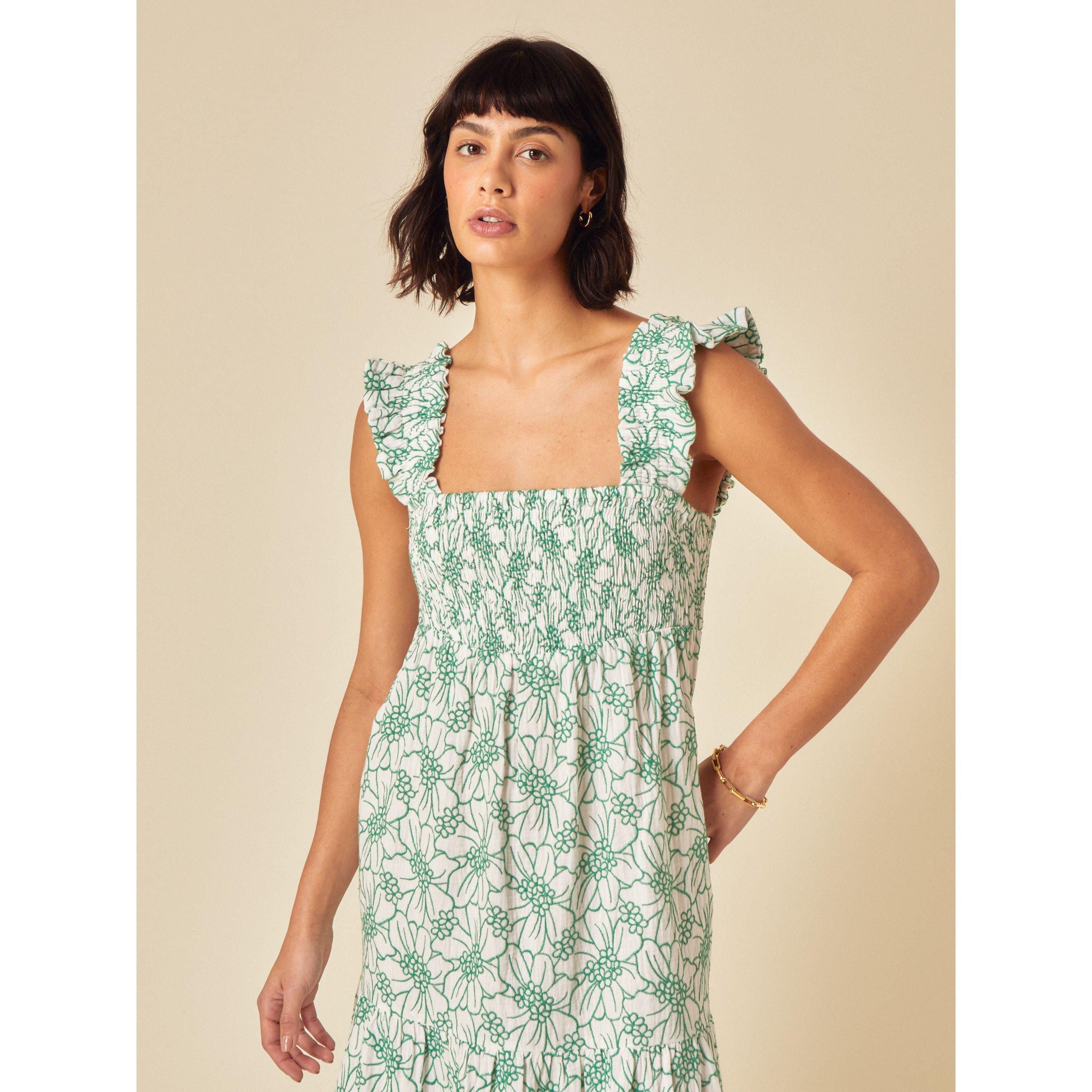 Green - Nobodys Child - Women's Maya A-Line Dress - 2