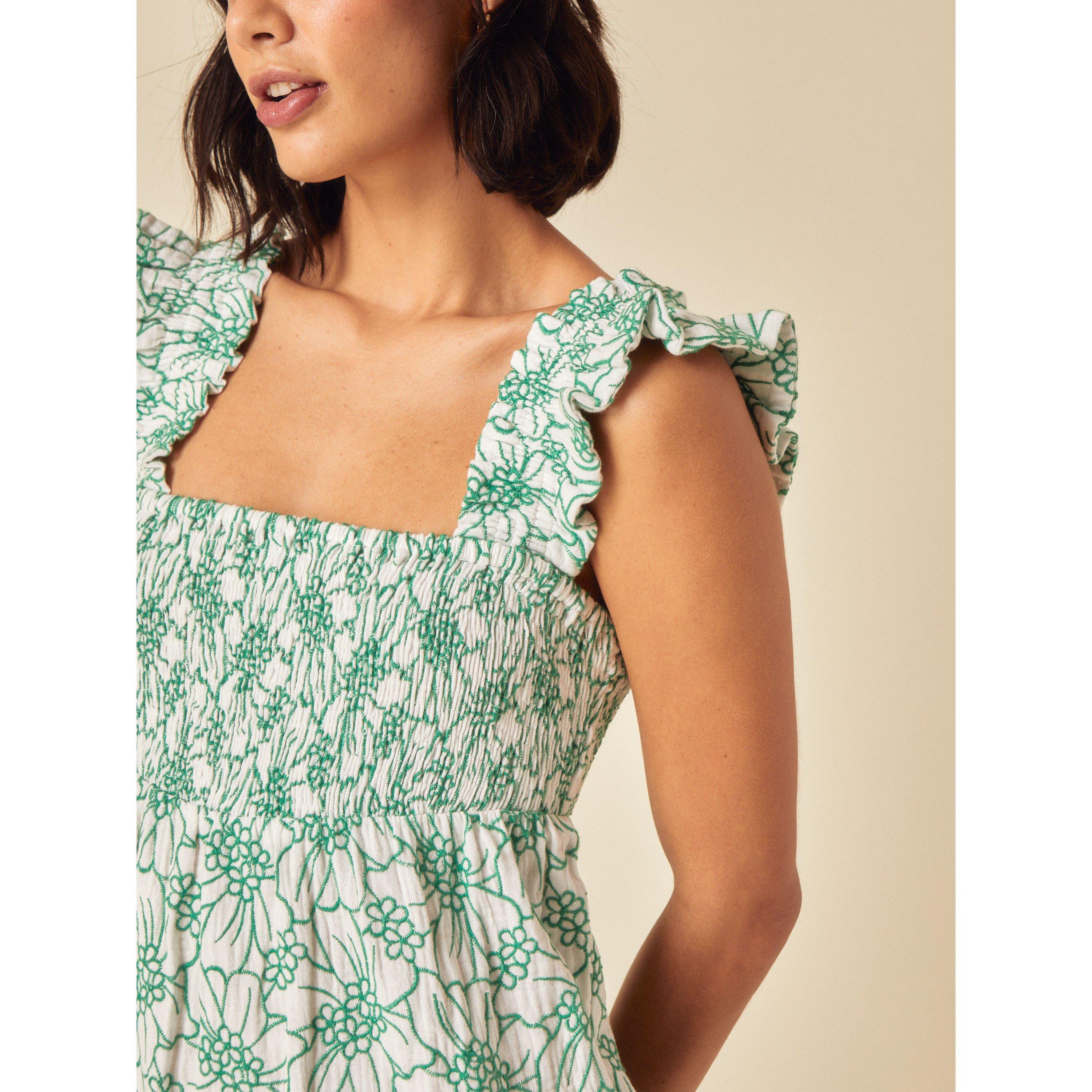 Green - Nobodys Child - Women's Maya A-Line Dress - 3