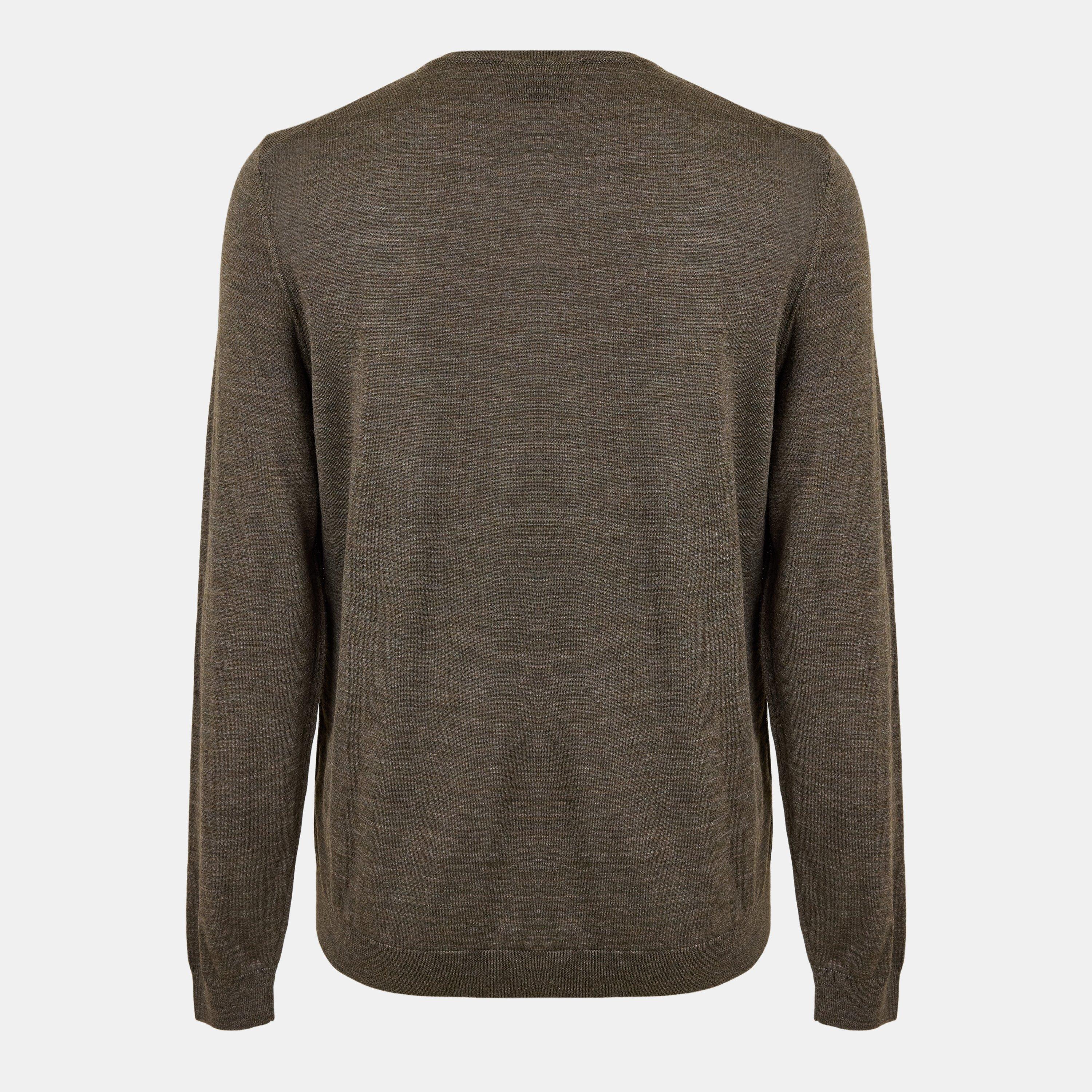 Öffnen Grün - Boss - Men's Leno Knit Jumper, Soft Virgin Wool - 2