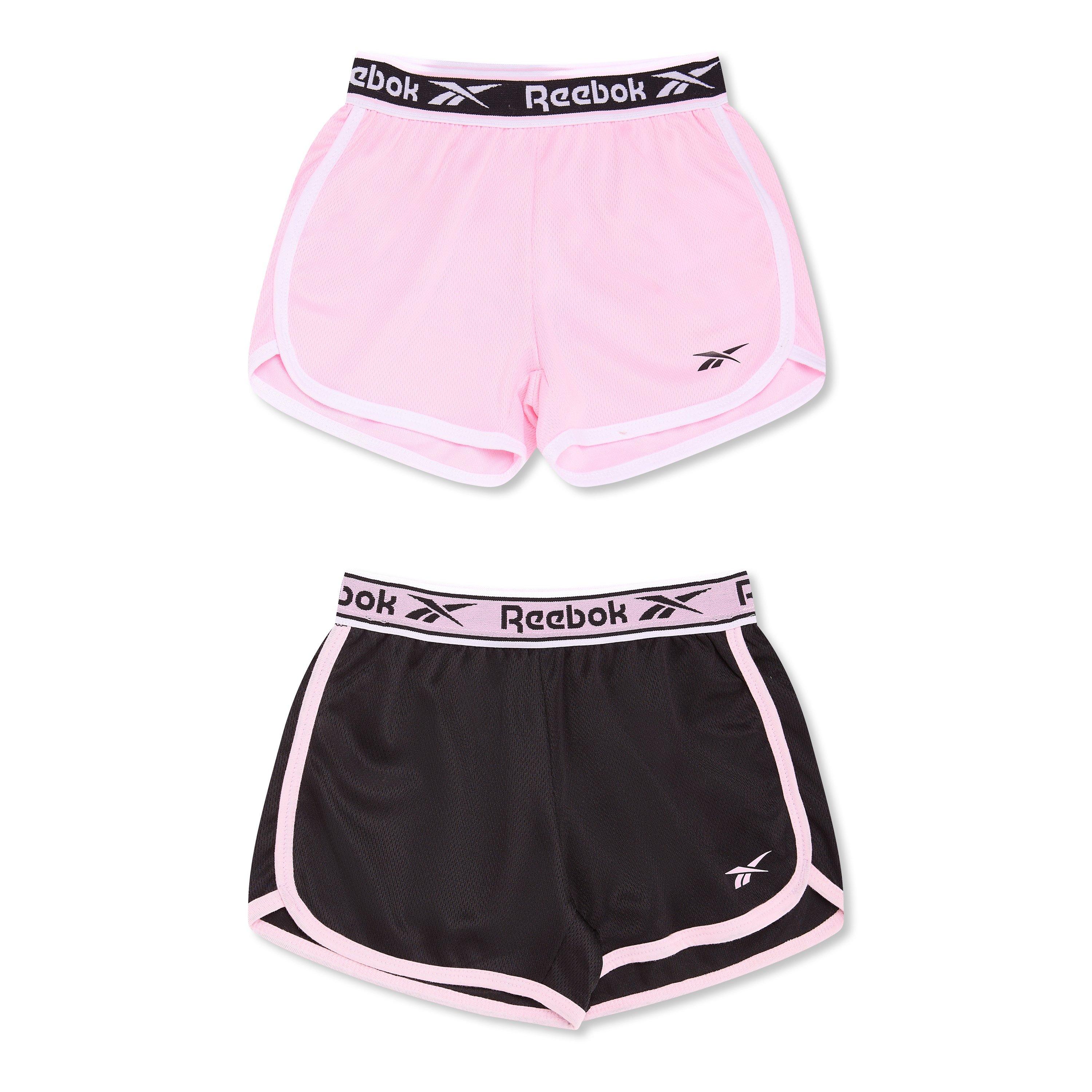 Black - Reebok - Kids' Mesh Jersey Jogger Shorts - 1