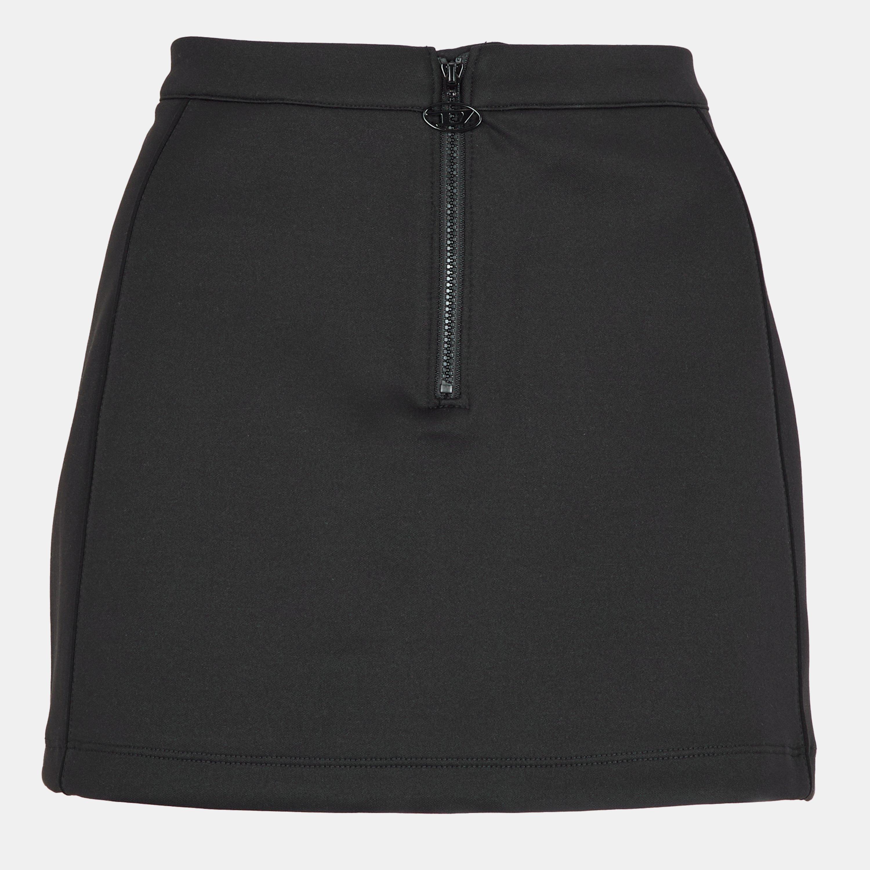 Black Black - Diesel - Women's Carole Mini Skirt - 1