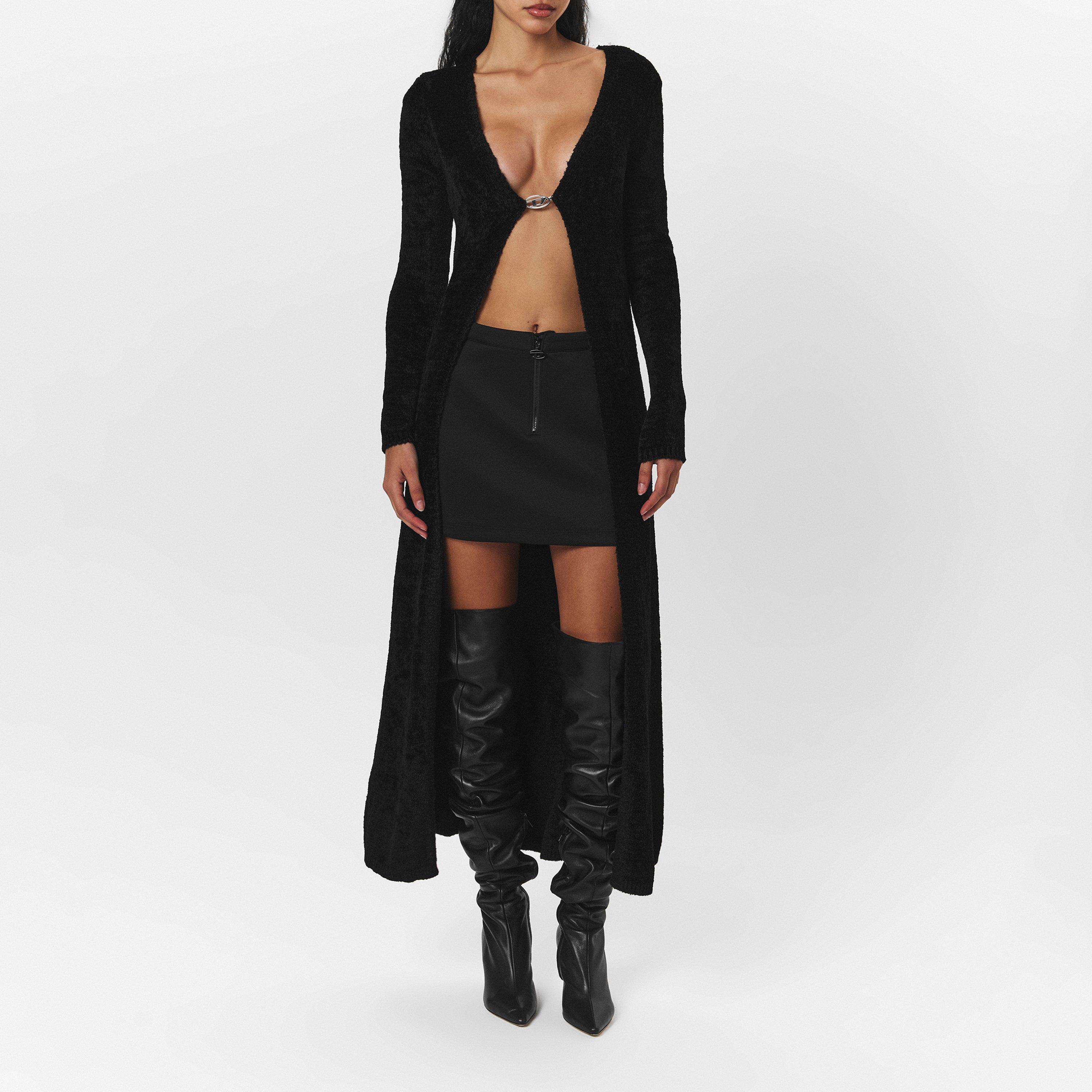 Black Black - Diesel - Women's Carole Mini Skirt - 6