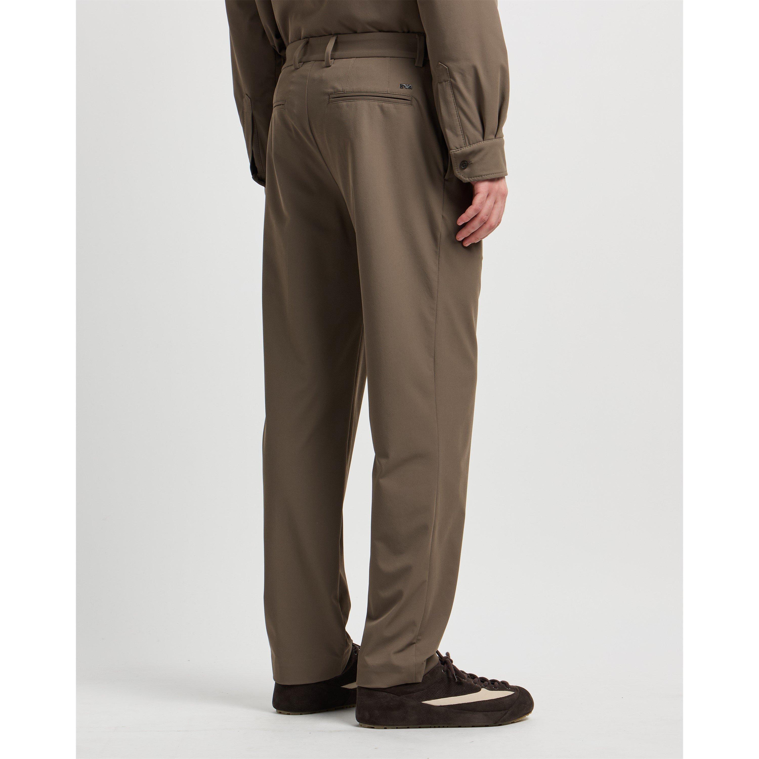 Walnut U6189 - Emporio Armani - Men's Tailored Trouser - 2