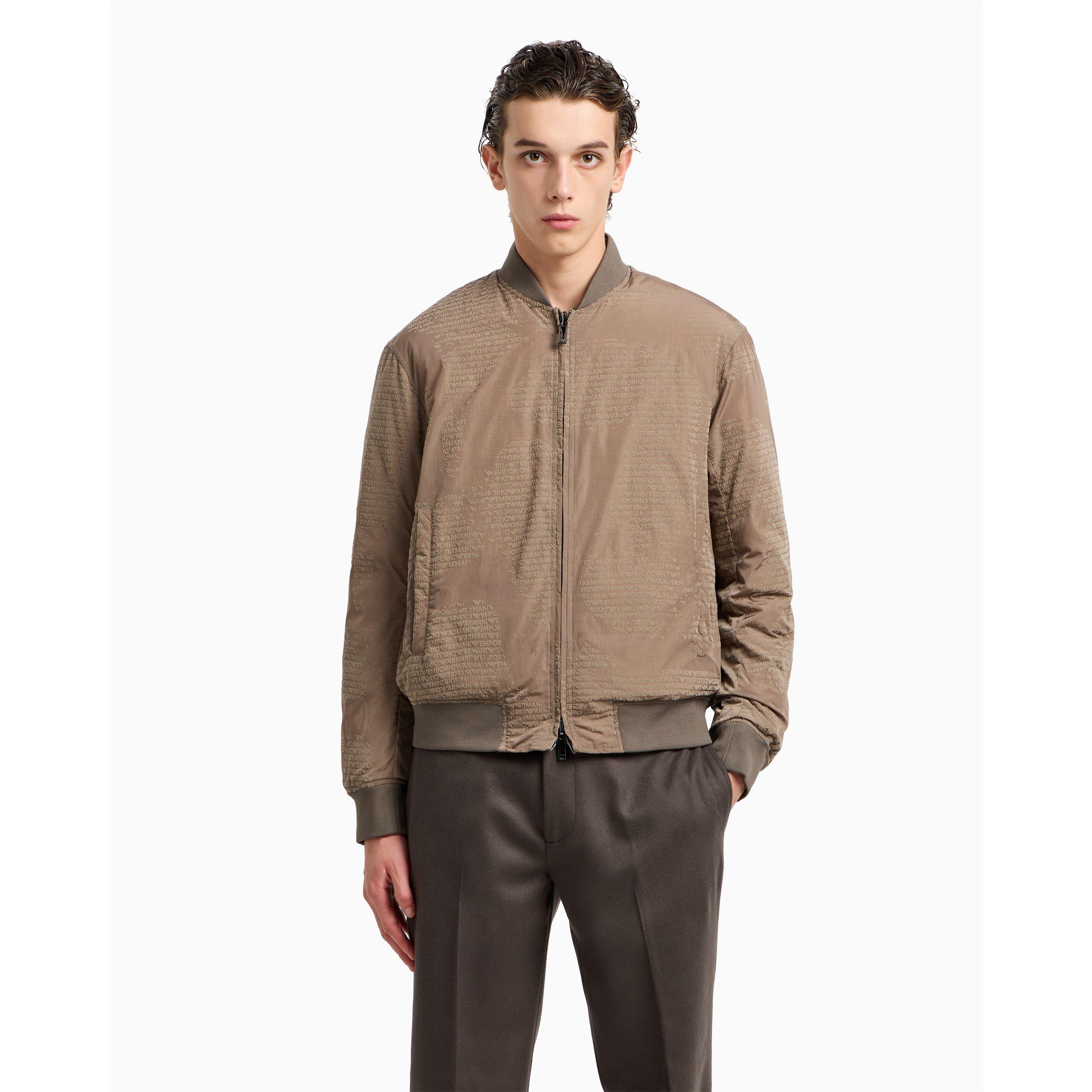 Emporio Armani Men's Insulated Bomber Jacket - Walnut F6139 - S
