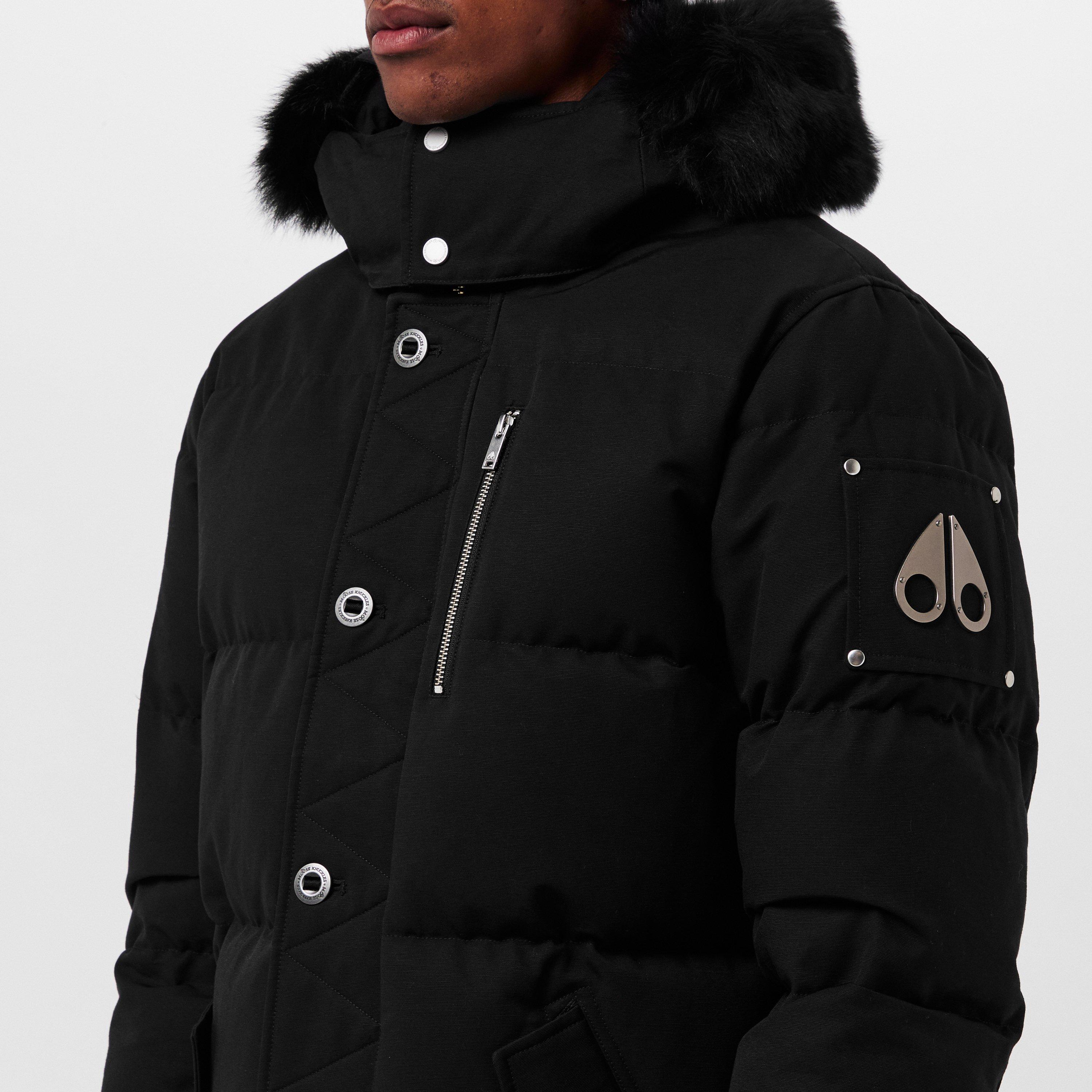 Black 305 - Moose Knuckles - Men's Medium Puffer Jacket - 5