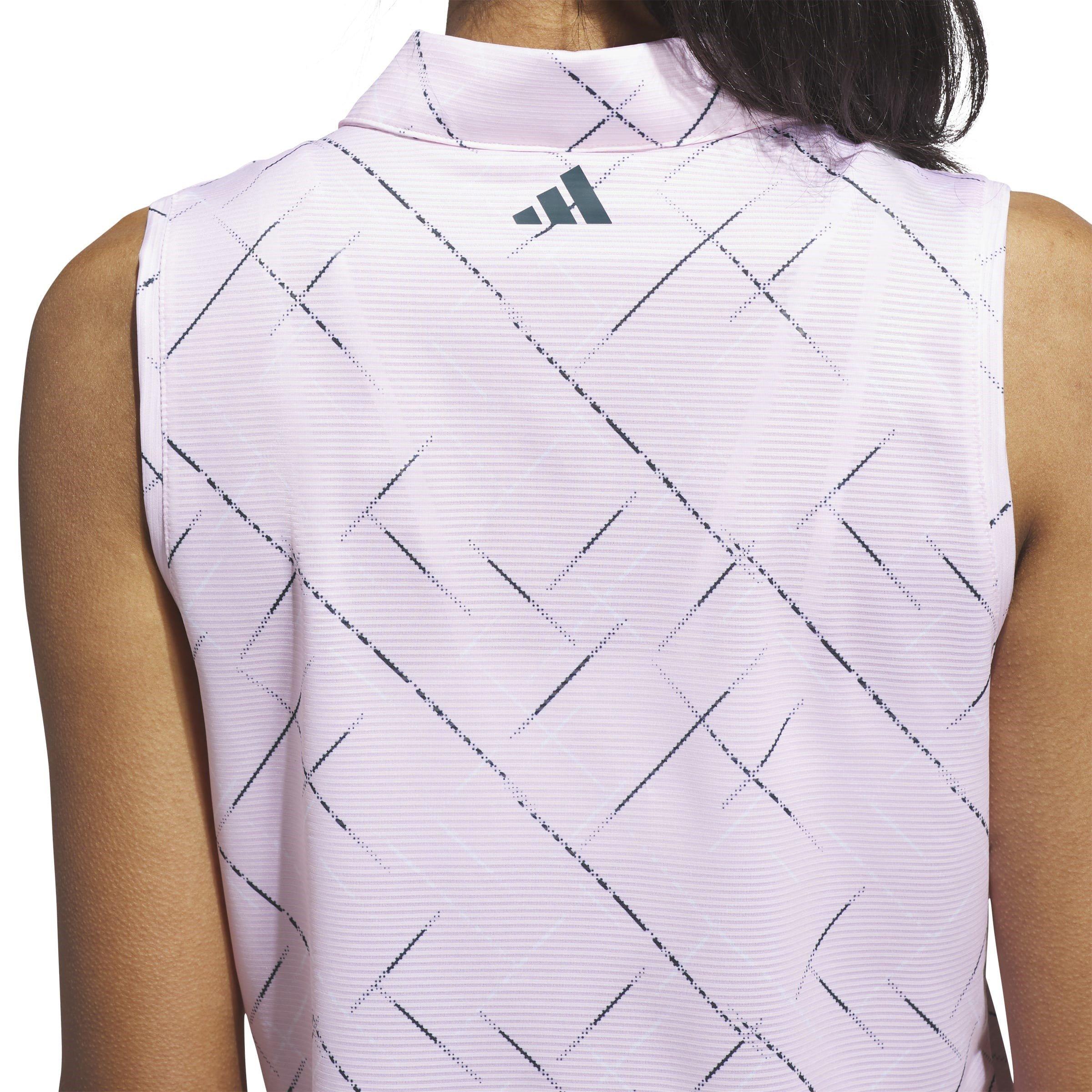 Clear Pink - adidas - Performance Golf Vest - 6