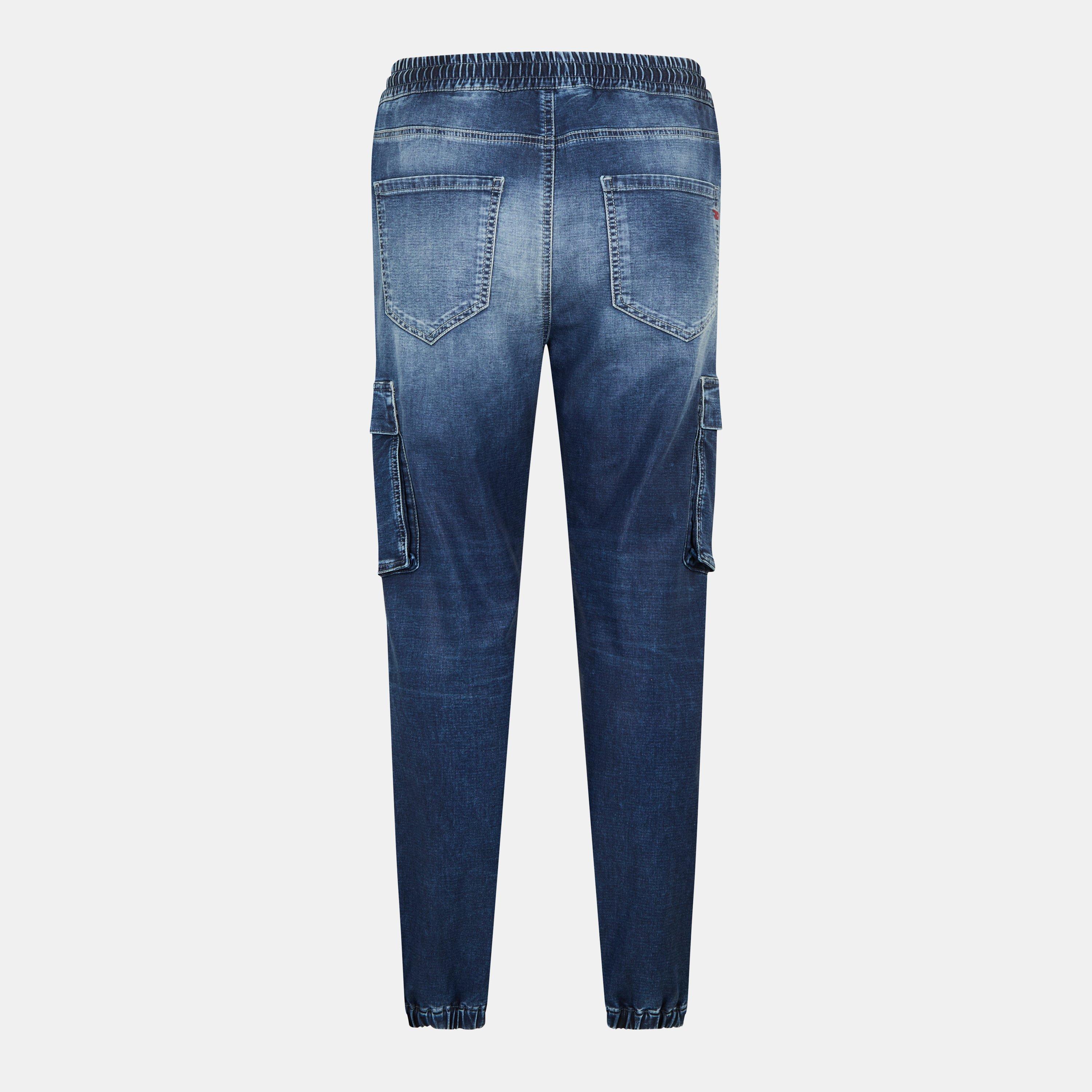 Blue Denim - Diesel - Women's Wide Leg Jeans - 2