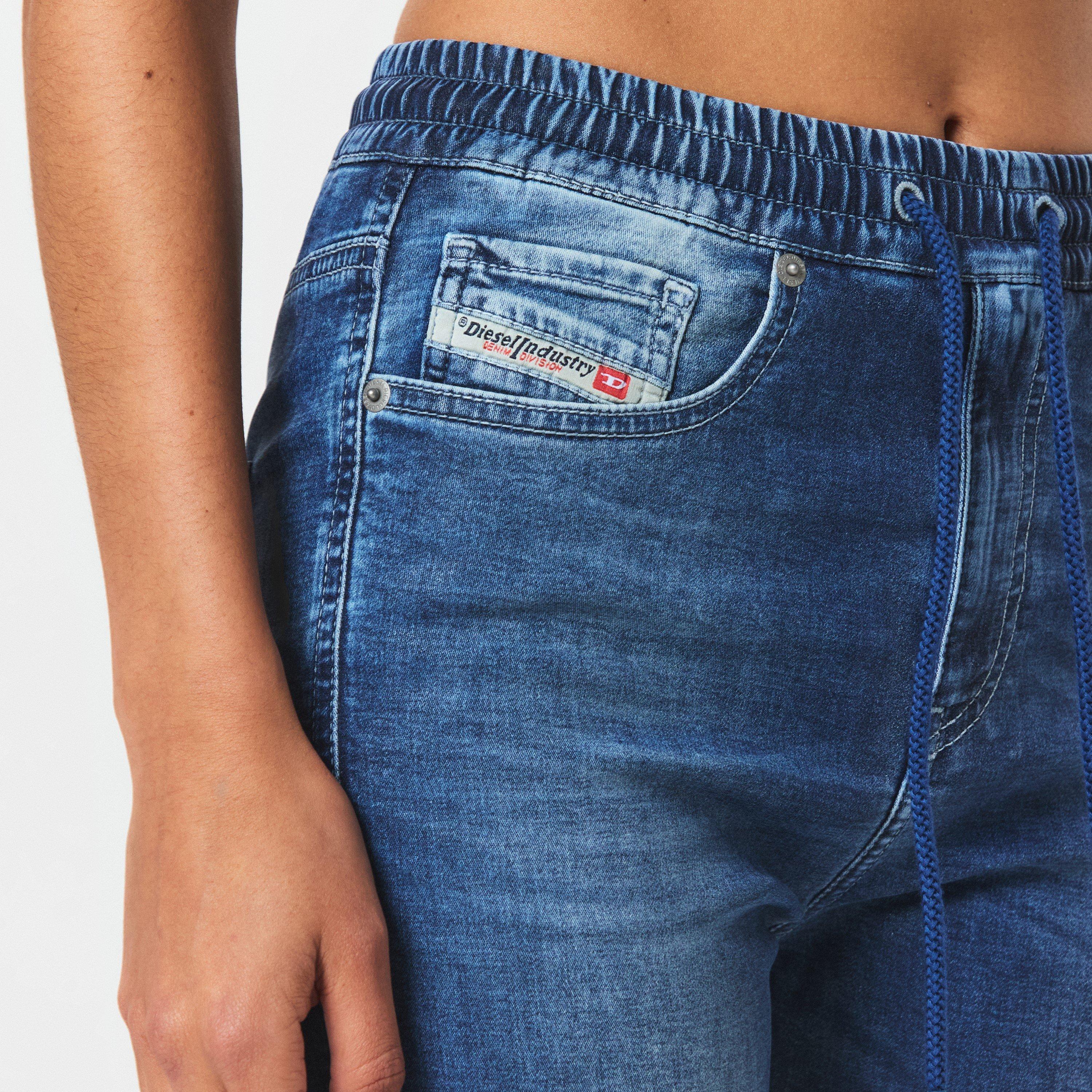 Blue Denim - Diesel - Women's Wide Leg Jeans - 5