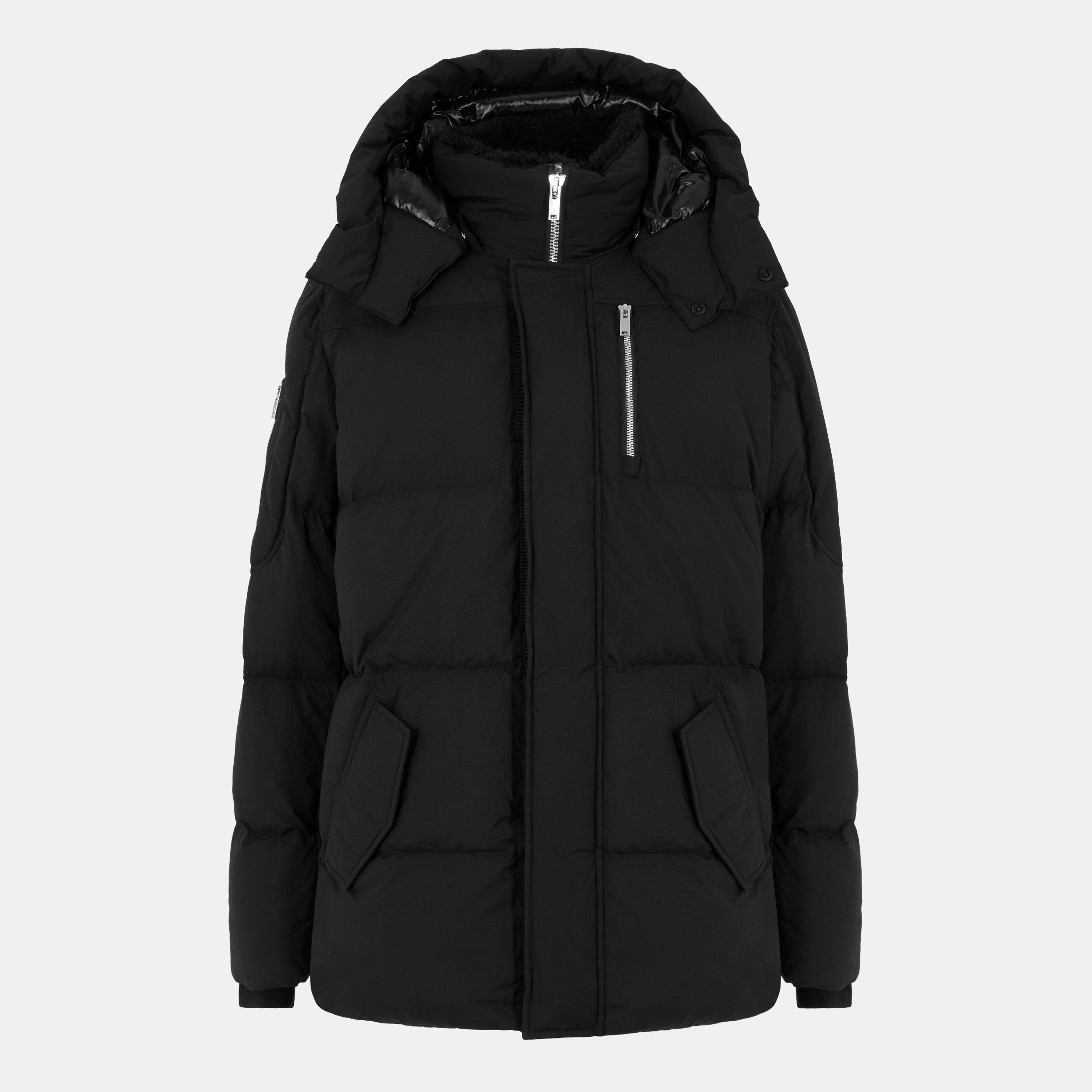 Black 292 - Moose Knuckles - Men's Insulated Tailored Fit Medium Puffer Jacket - 1
