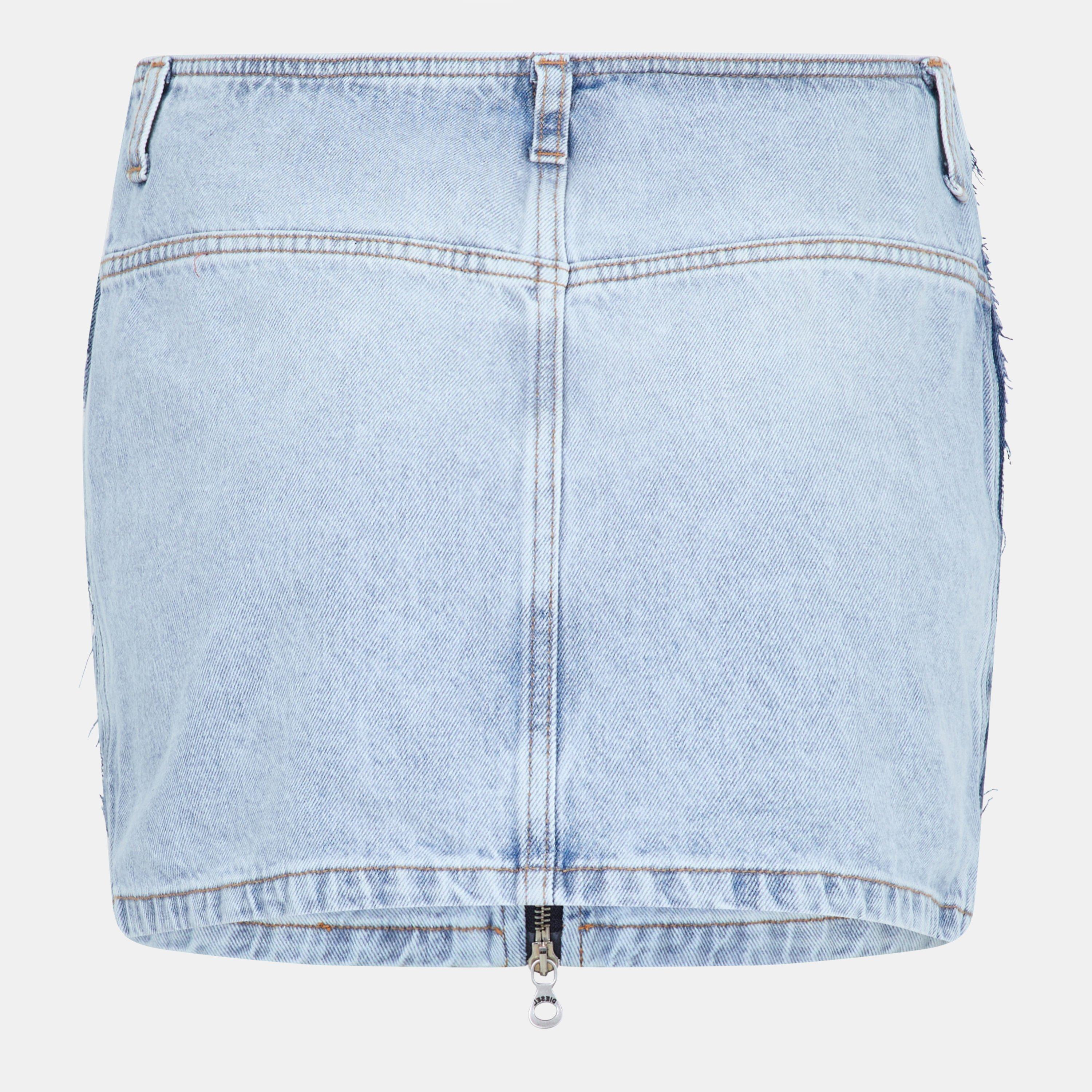 Blue Denim - Diesel - Women's Mini Skirt - 2