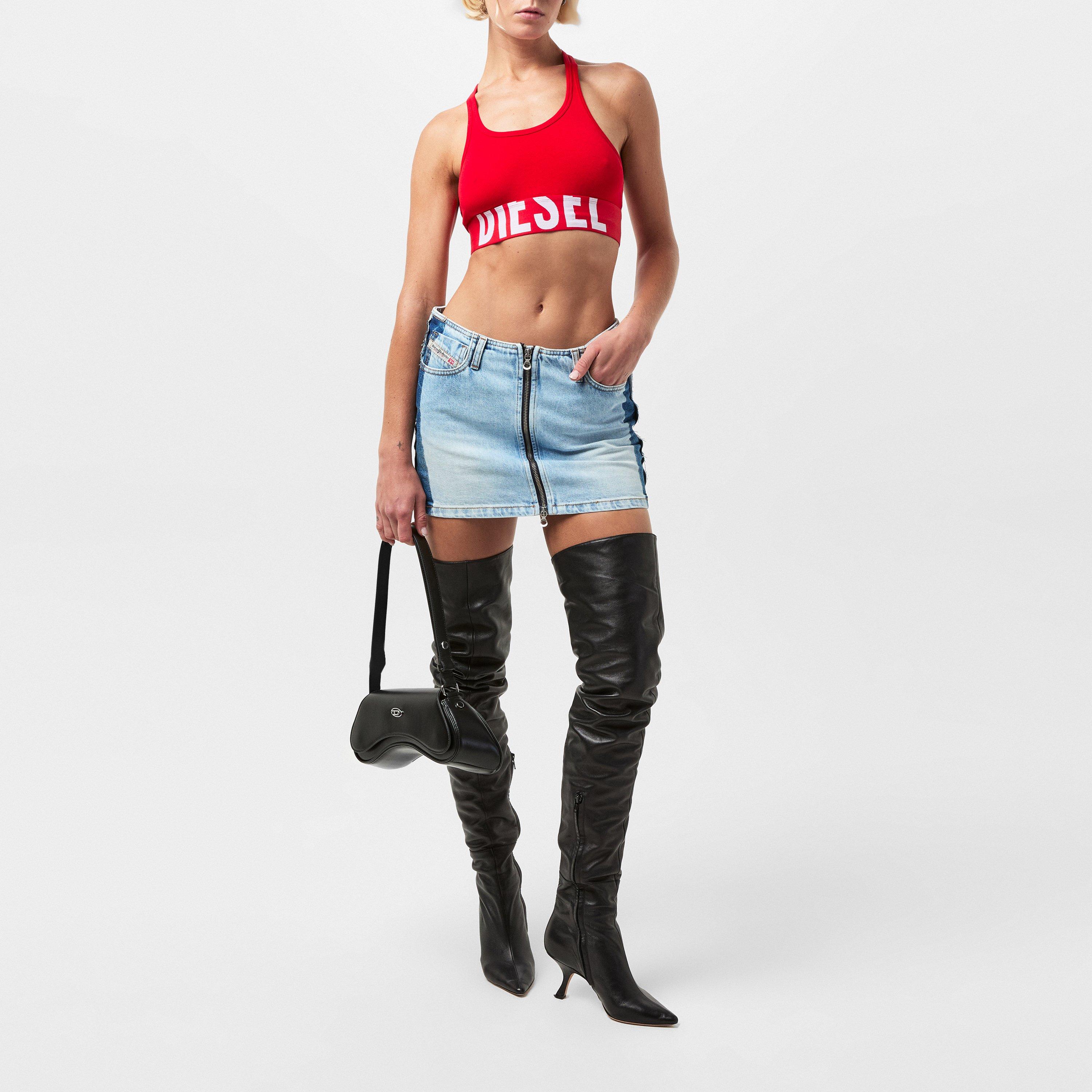 Blue Denim - Diesel - Women's Mini Skirt - 6