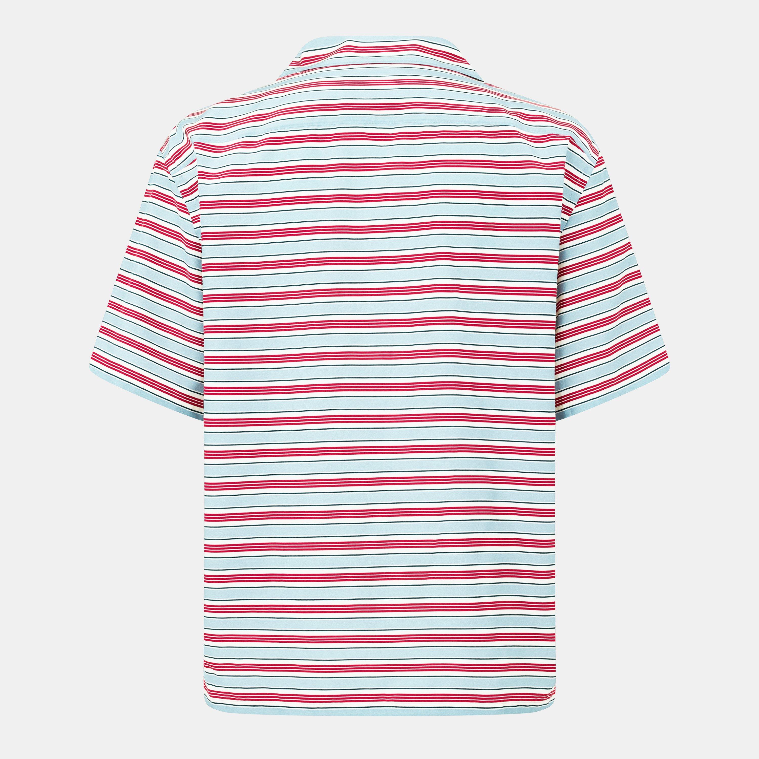 Blue - Prada - Men's Bowling Shirt - Short-Sleeve - 2