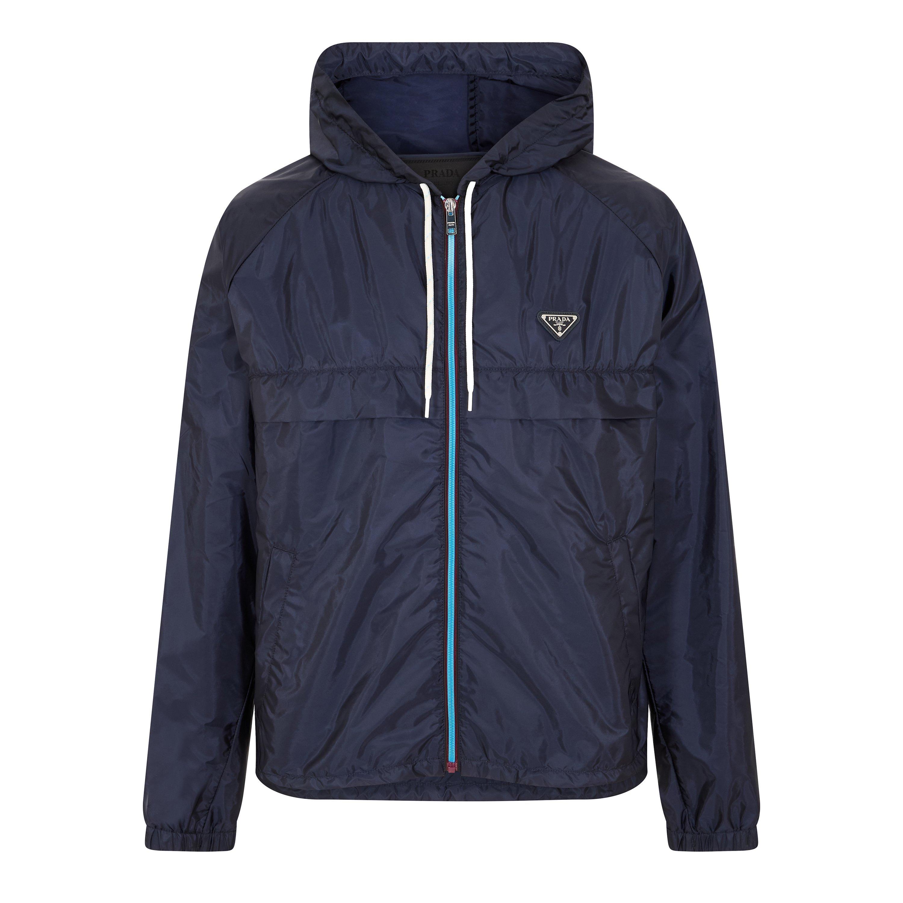 Blue - Prada - Men's Water Resistant Lightweight Windbreaker - 1
