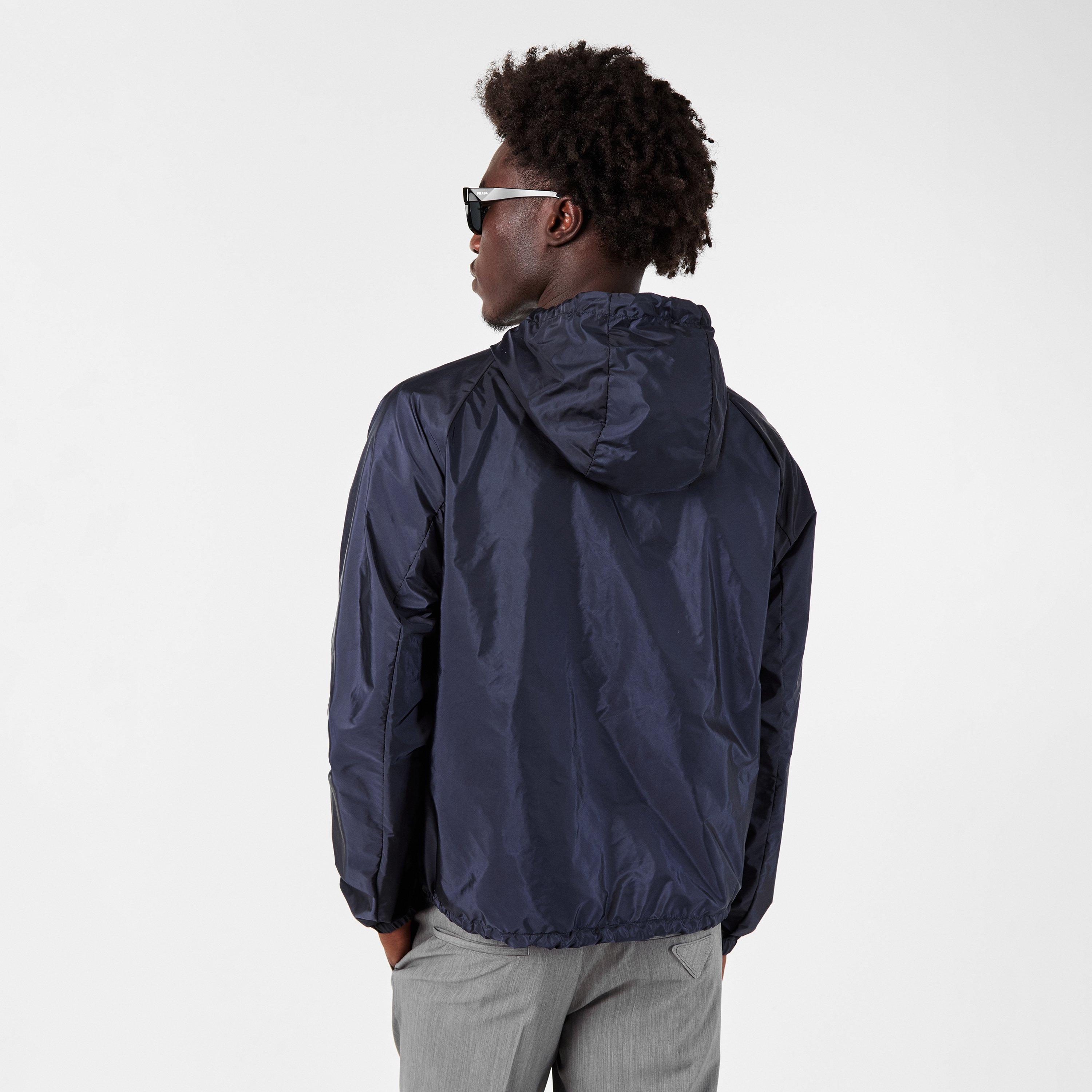 Blue - Prada - Men's Water-Resistant Lightweight Windbreaker - 4