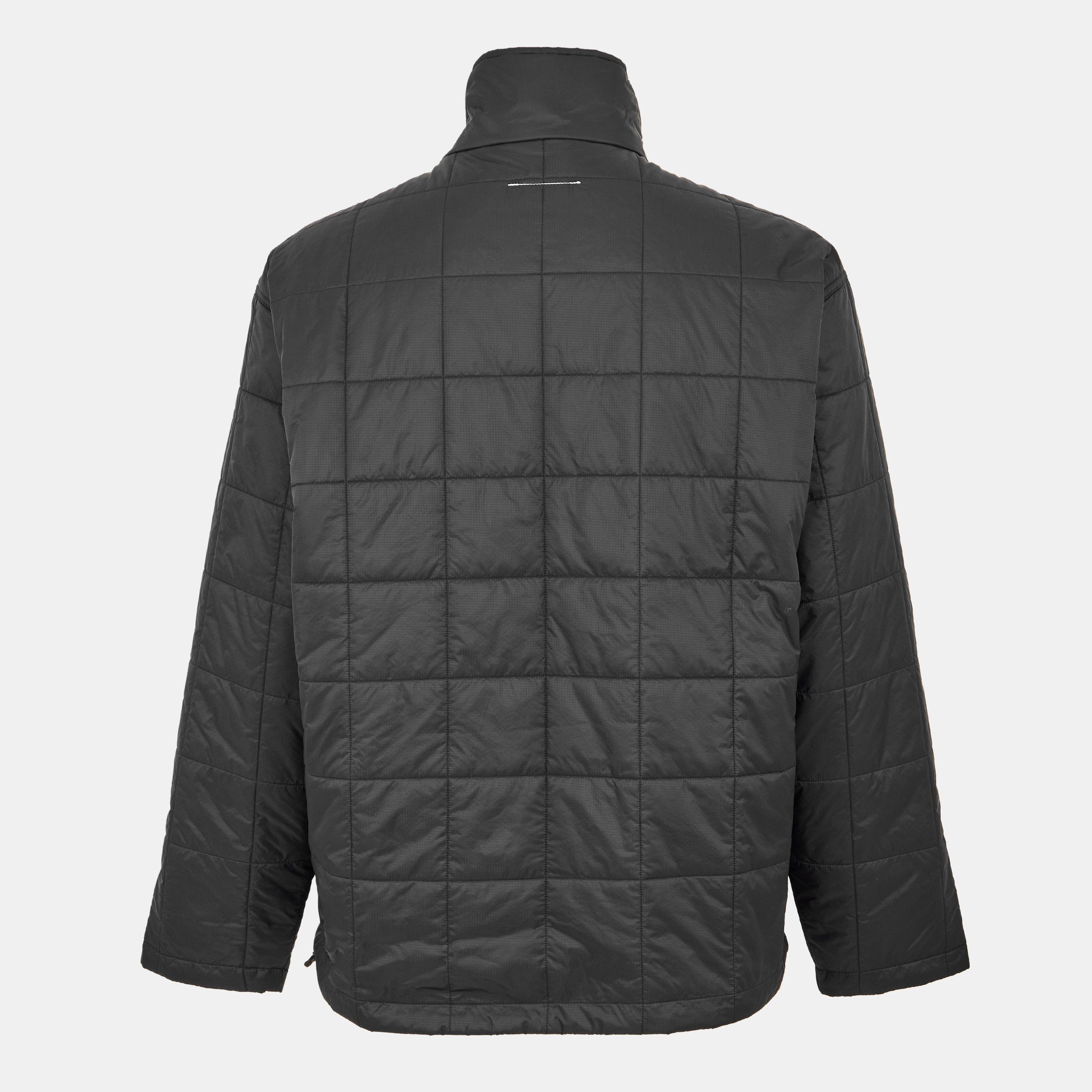 Black - MM6 Maison Margiela - Men's Reversible Insulated Long Sleeve Quilted Jacket - 2
