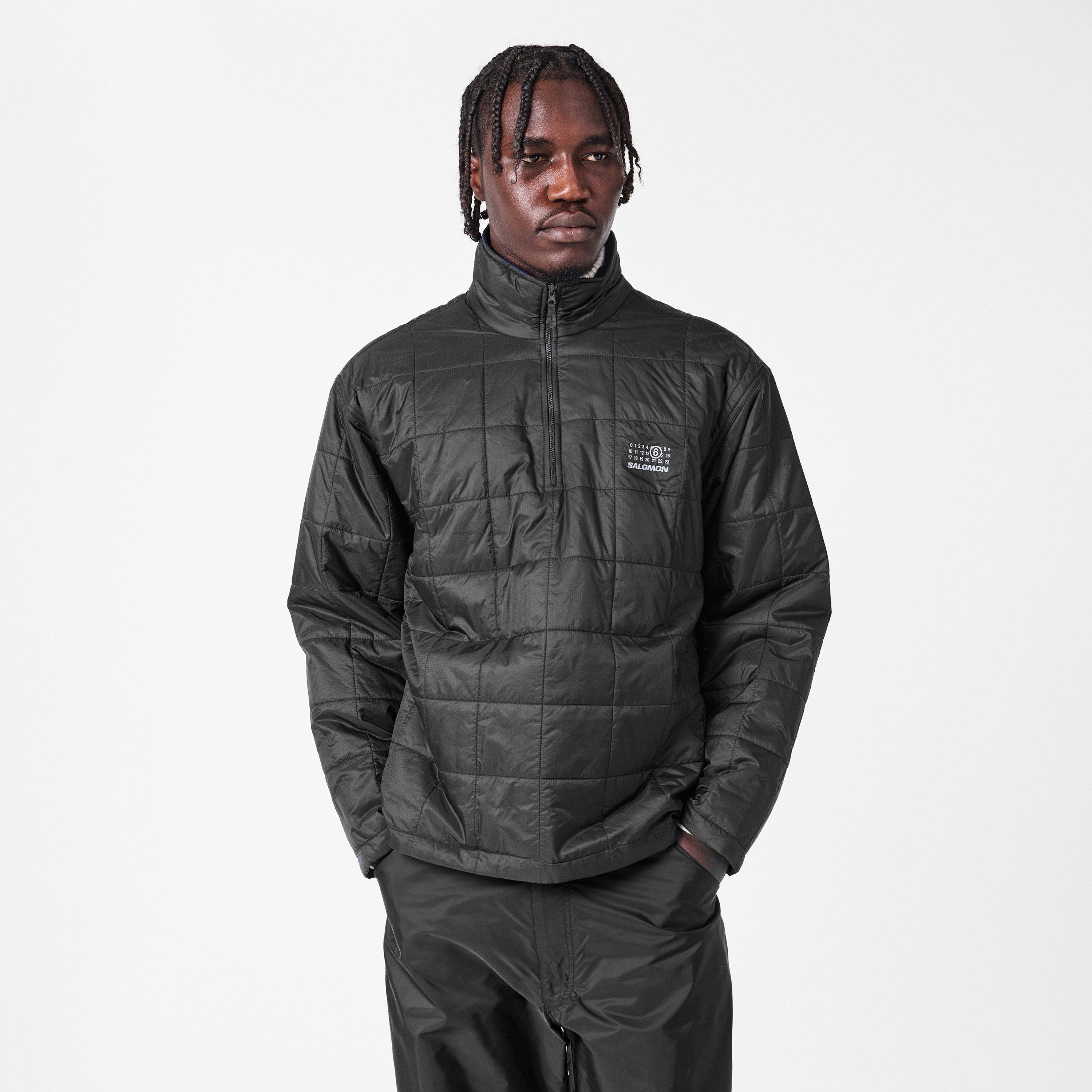 Black - MM6 Maison Margiela - Men's Reversible Insulated Long Sleeve Quilted Jacket - 3