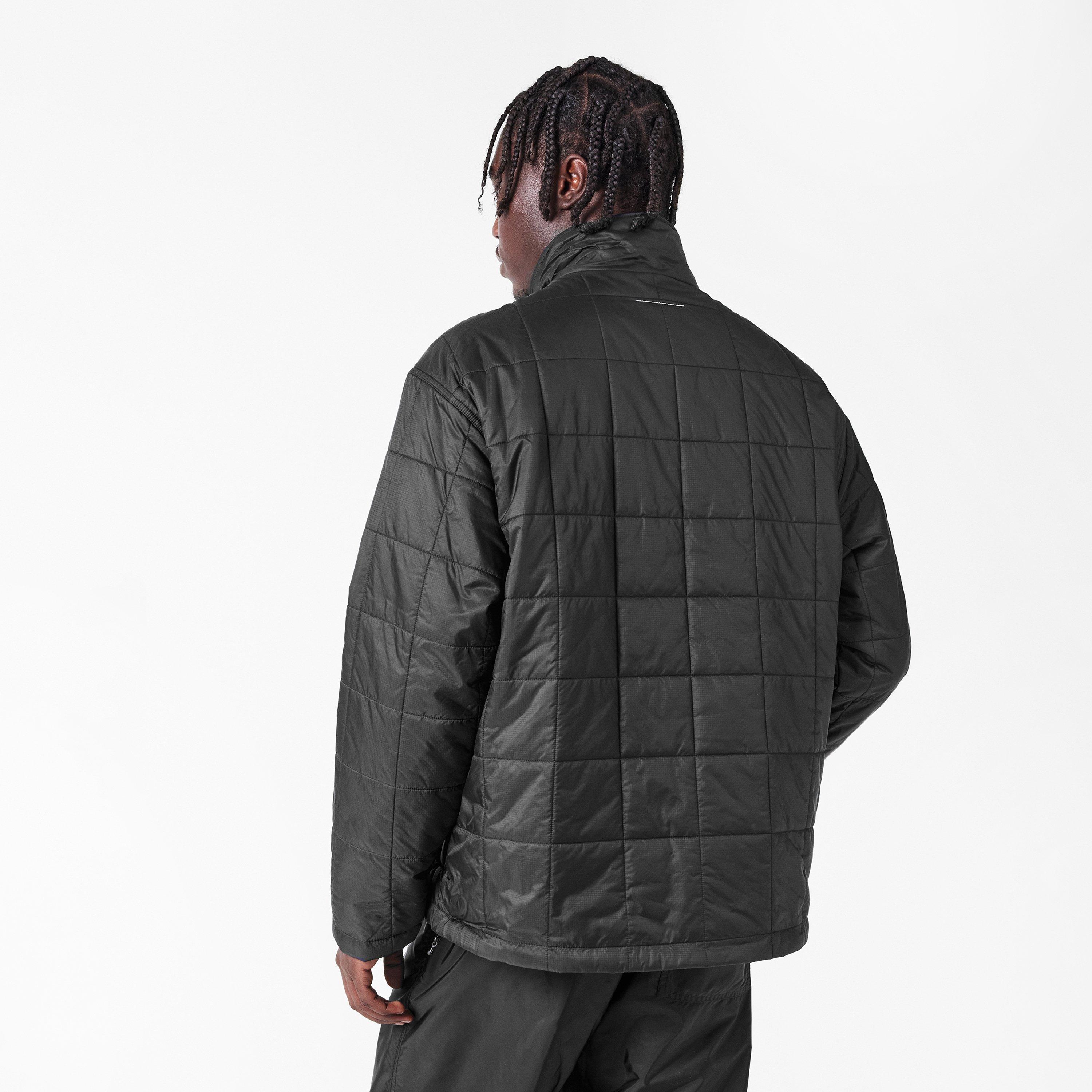 Black - MM6 Maison Margiela - Men's Reversible Insulated Long Sleeve Quilted Jacket - 4