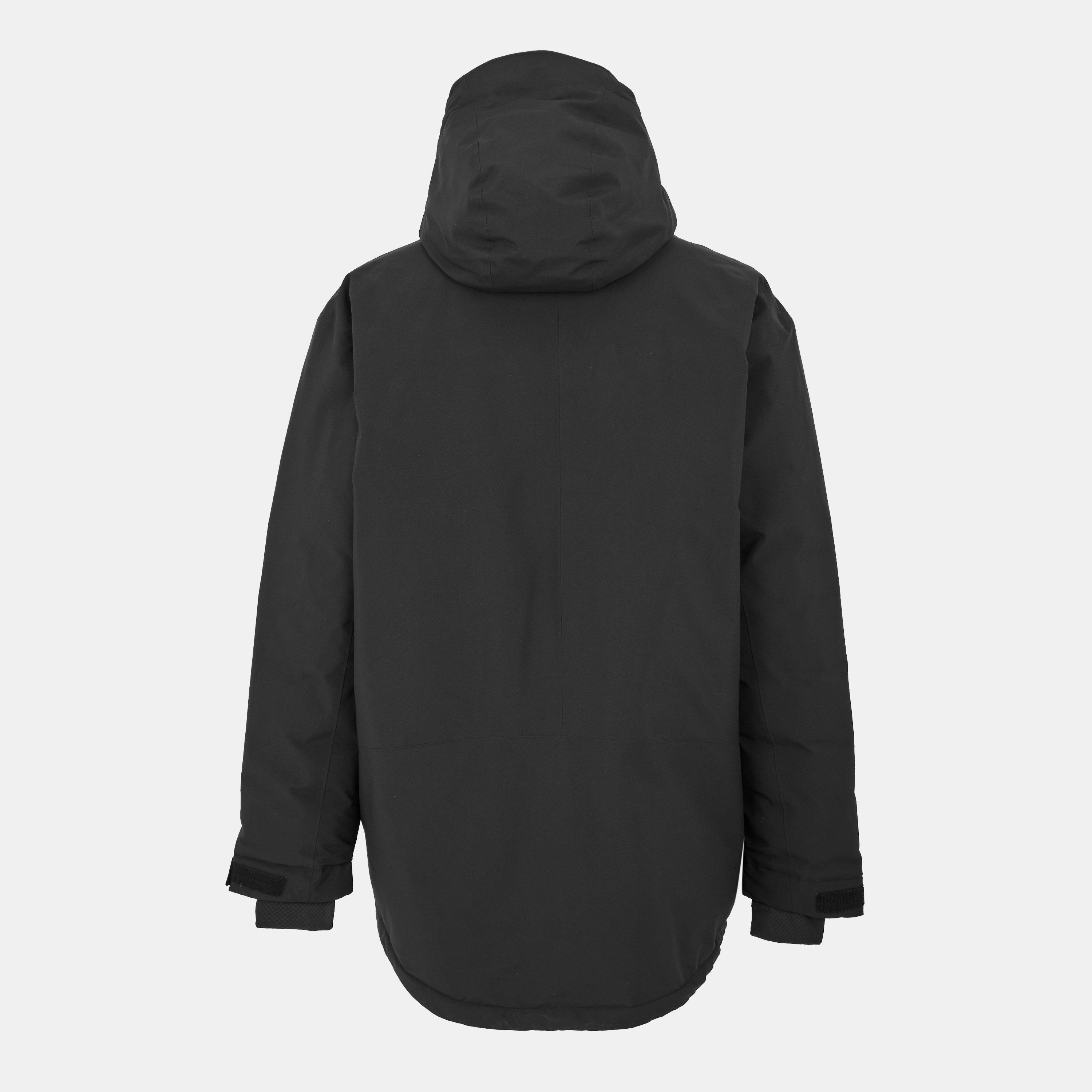 Black - MM6 Maison Margiela - Men's Waterproof Goose Down Hooded Long Sleeve Medium Puffer Jacket - 2