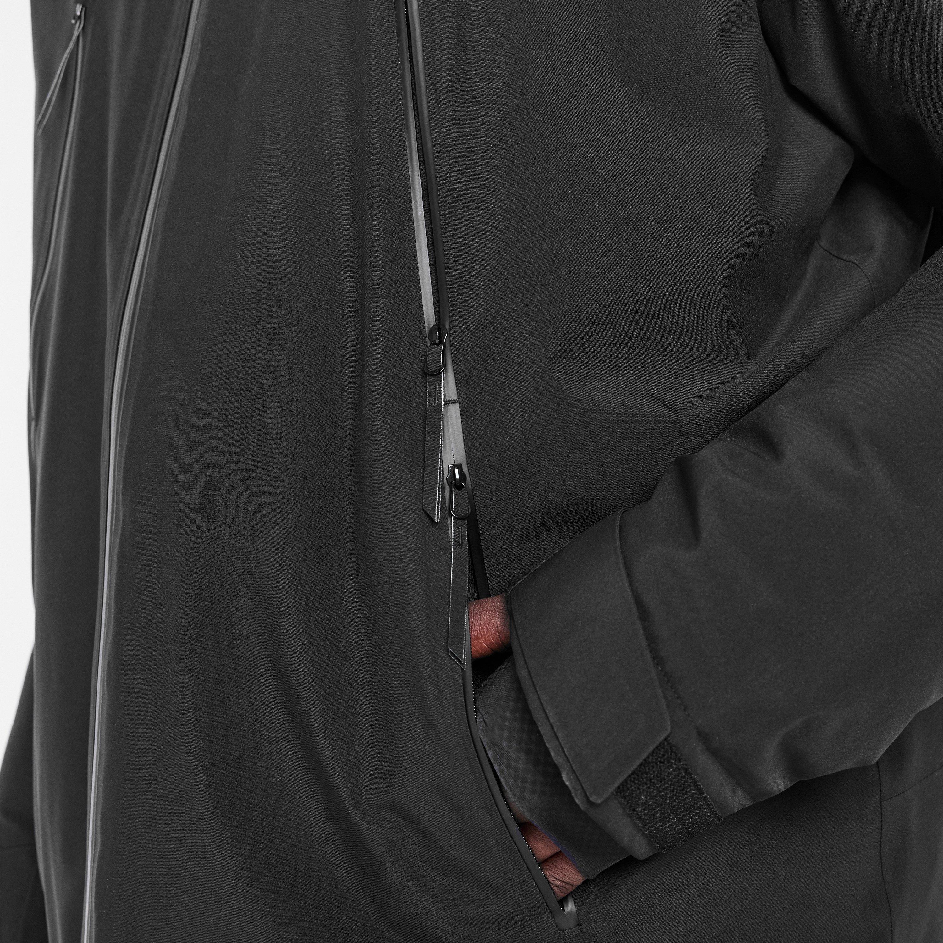 Black - MM6 Maison Margiela - Men's Waterproof Goose Down Hooded Long Sleeve Medium Puffer Jacket - 5