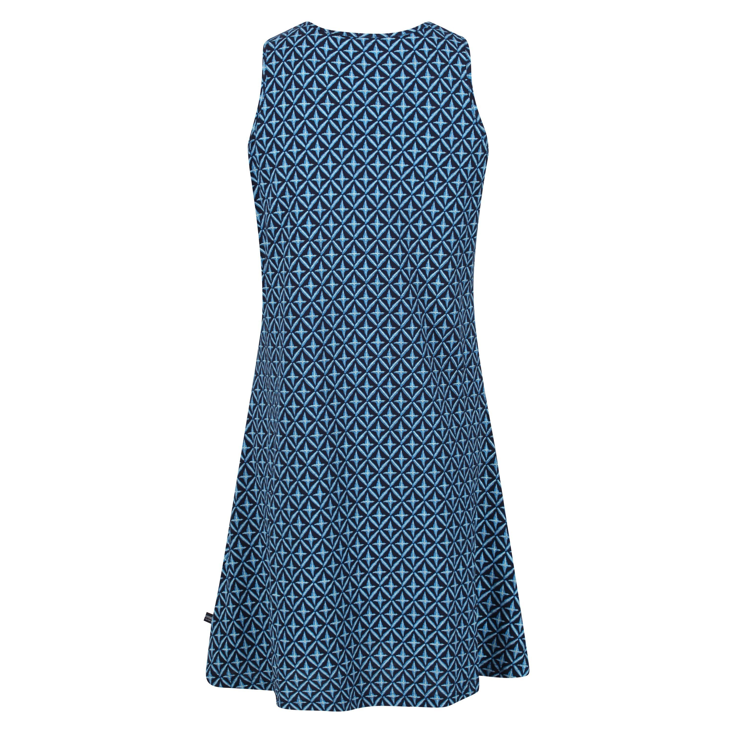 Marineblå flise - Regatta - Kaimana Sleeveless Swing Dress - 4