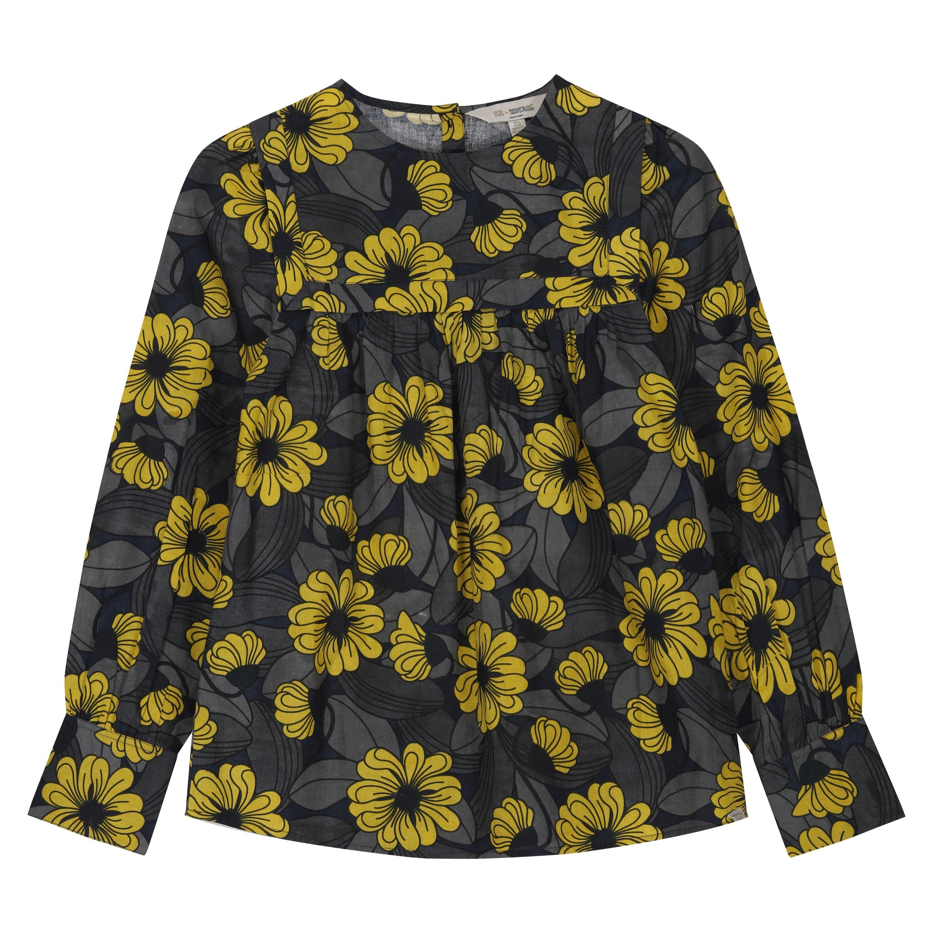 WntrHelagYel - Regatta - Orla Sunflower Long-Sleeve Patterned Shirt - 3