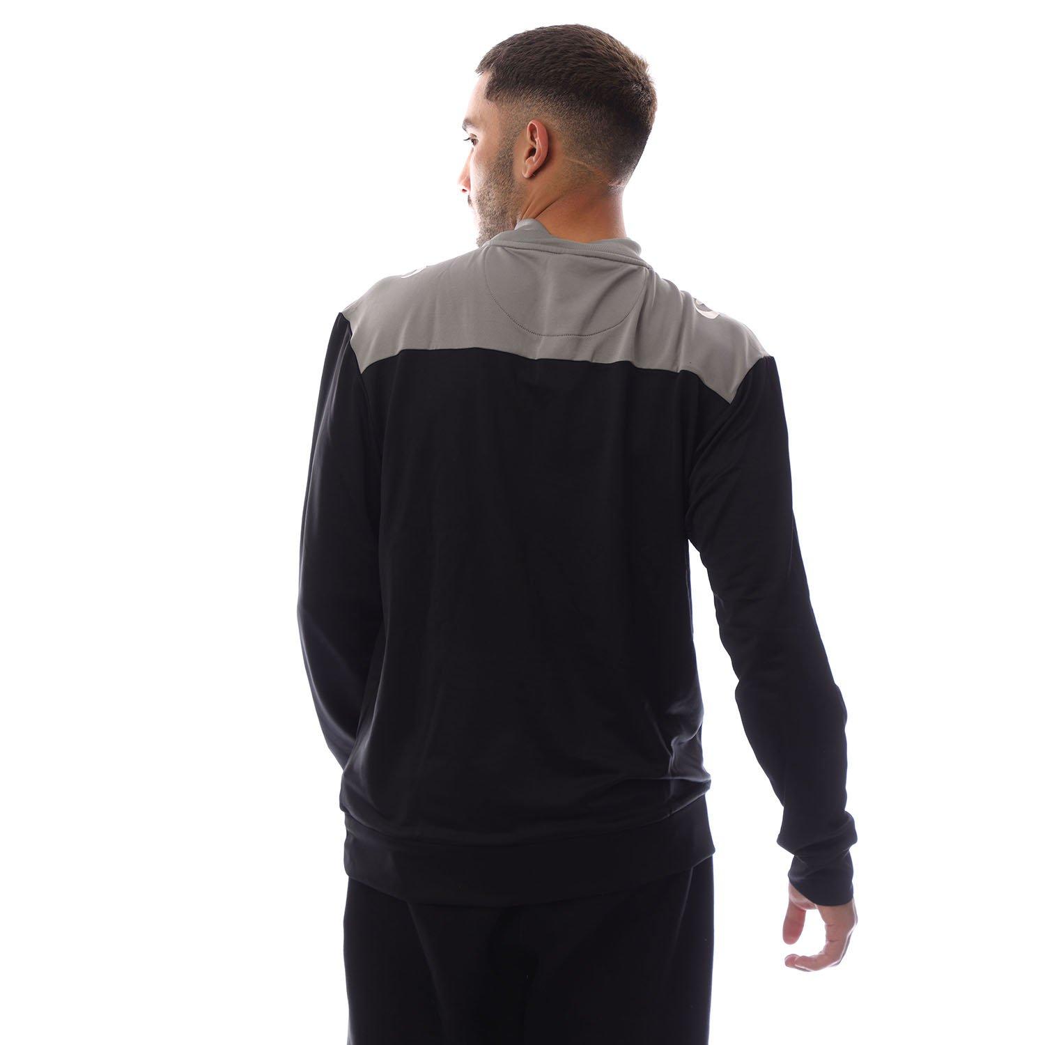 Black/Charcoal - Sondico - quarter Zip Fleece - 3